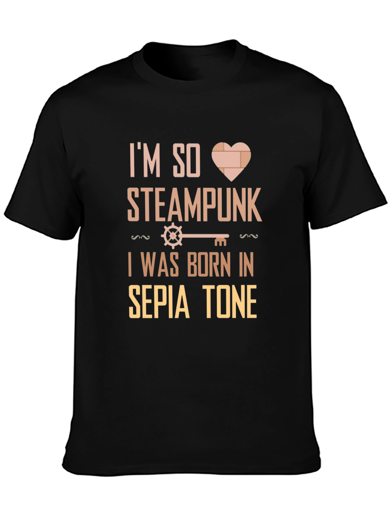 Black I'm So Steampunk T-Shirt view 3