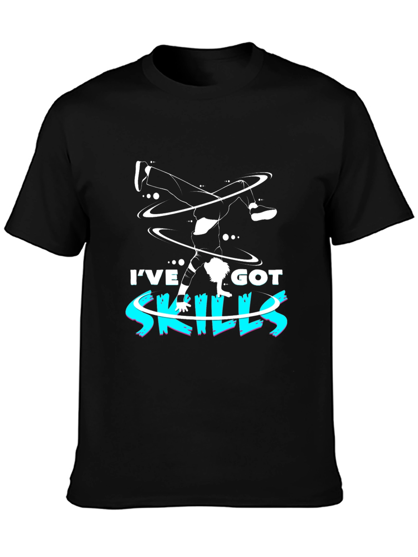Black I've Got Skills Men's Graphic Tee view 3