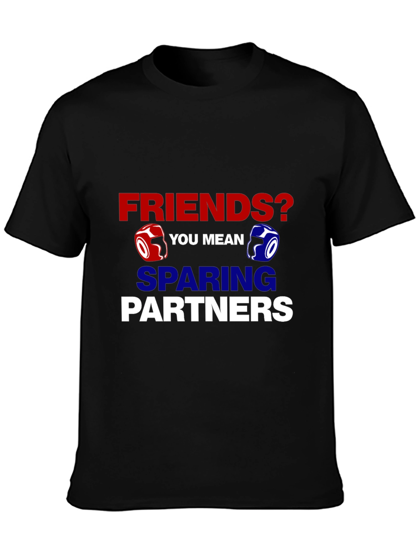 Black Friends? Sparring Partners Graphic Tee view 3