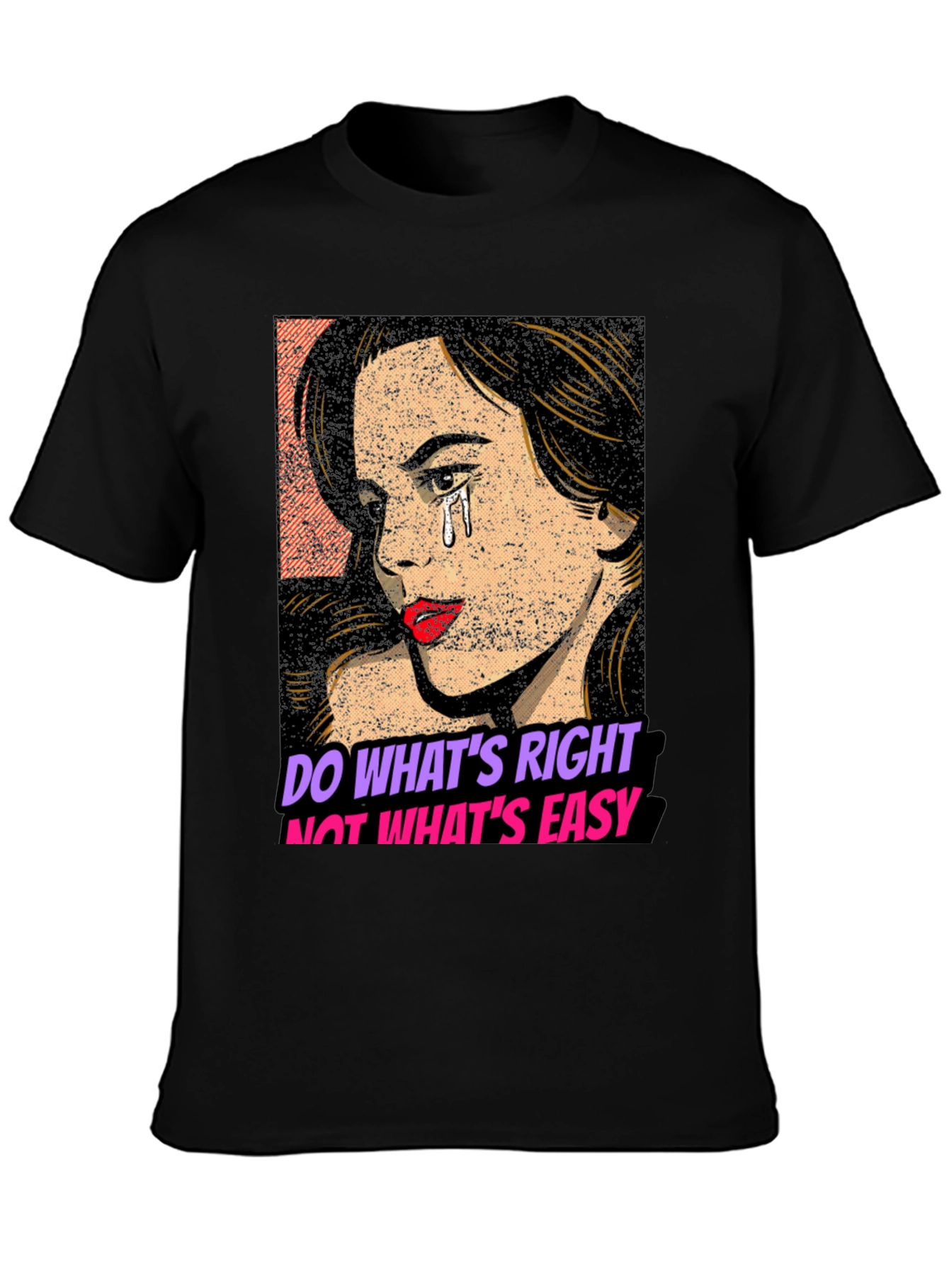 Black Do What's Right T-Shirt view 3