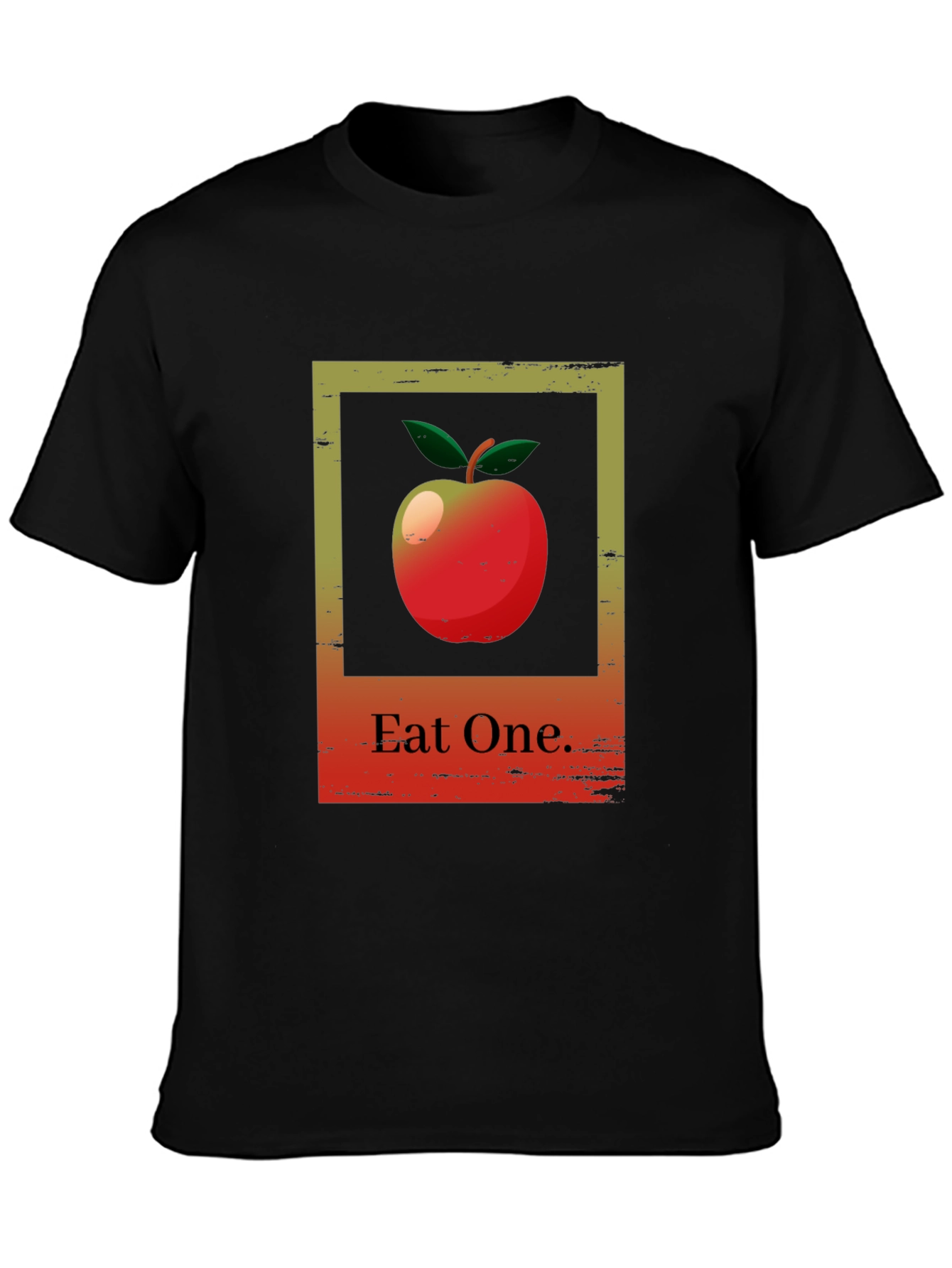 Eat One Apple Graphic T-Shirt - 3