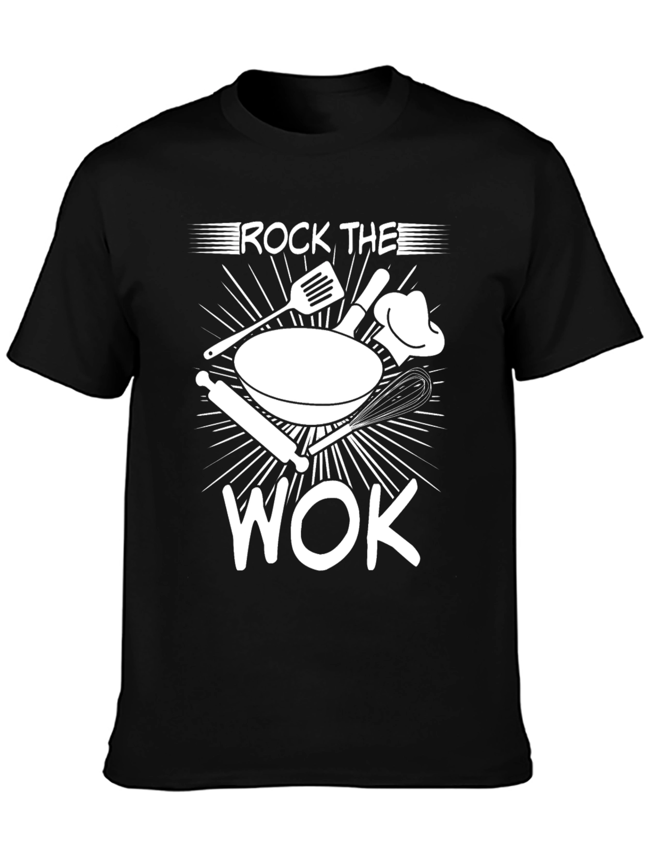 Black Rock The Wok Chef T-Shirt view 3