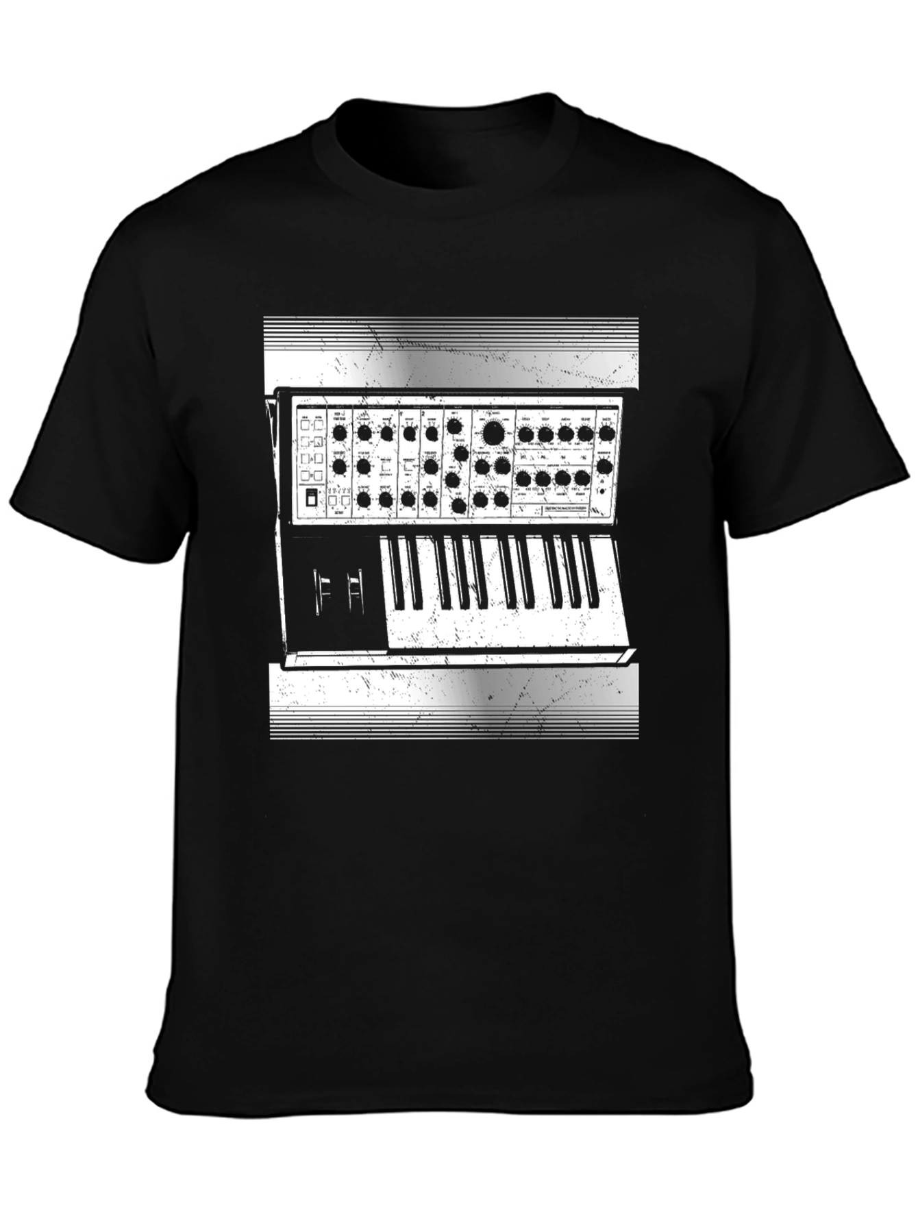 Synthesizer Graphic Tee - Music Lover Gift - 3