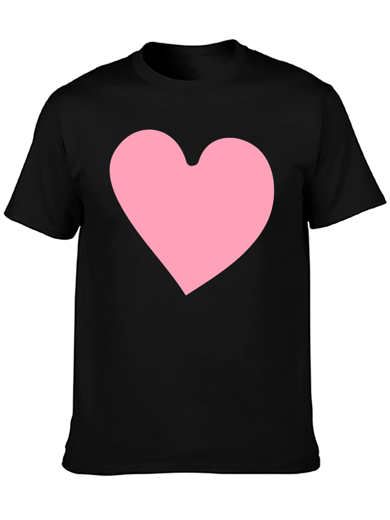 Black Heart Graphic Black T-Shirt view 3