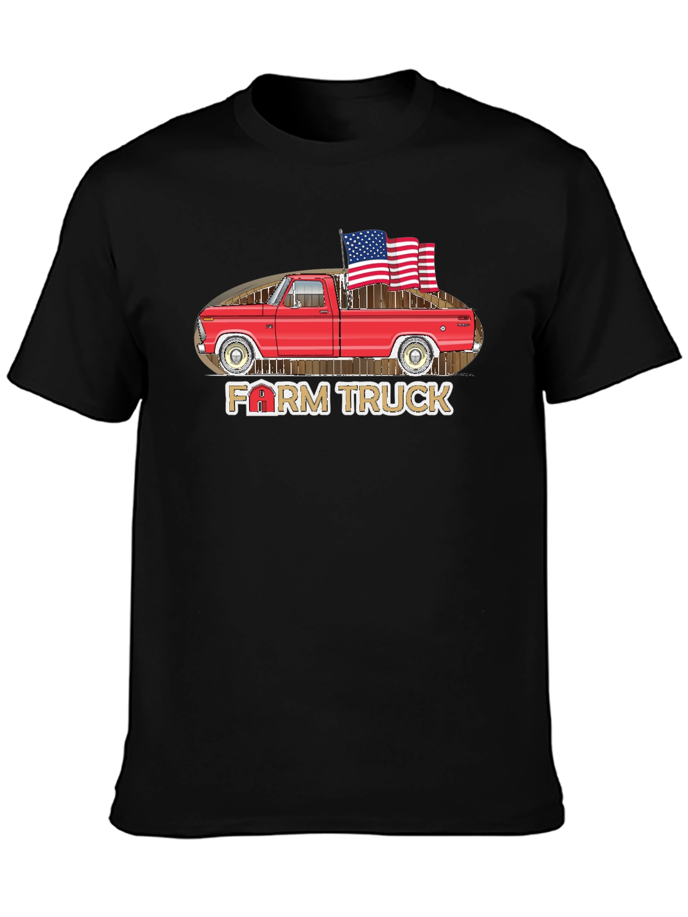 Farm Truck Patriotic T-Shirt - 3