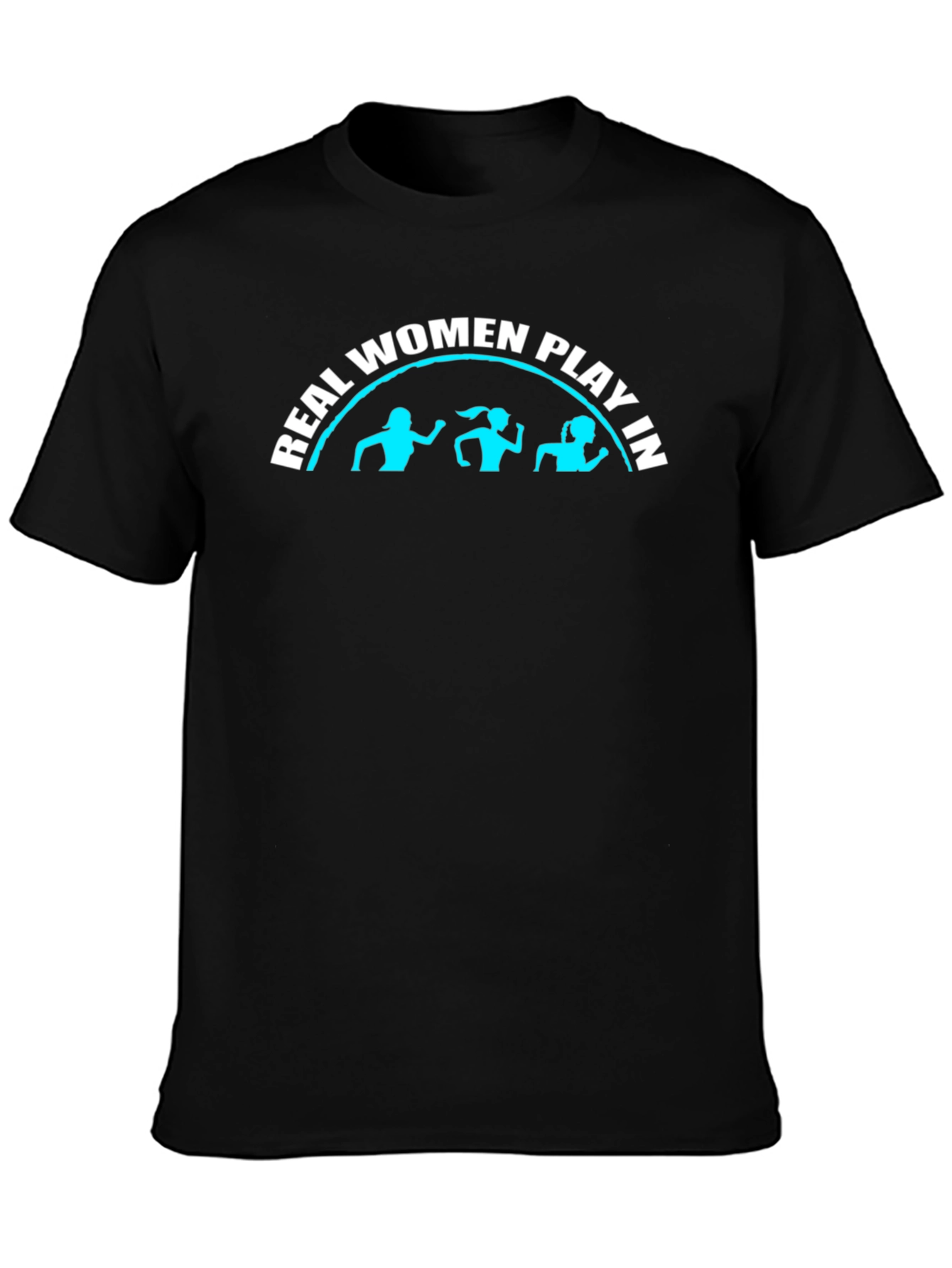 Black Real Women Play In T-Shirt view 3