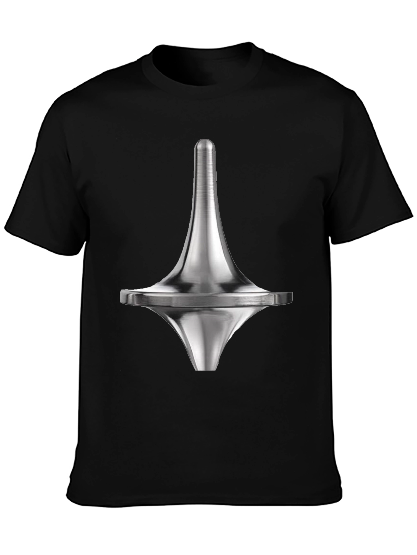 Black Inception Totem T-Shirt - Dream Spinner Design view 3