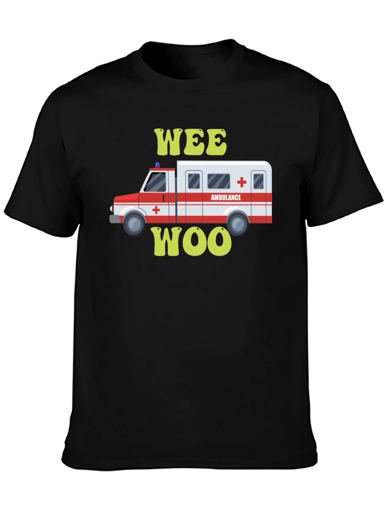 Wee Woo Ambulance T-Shirt - Emergency Vehicle Tee - 3