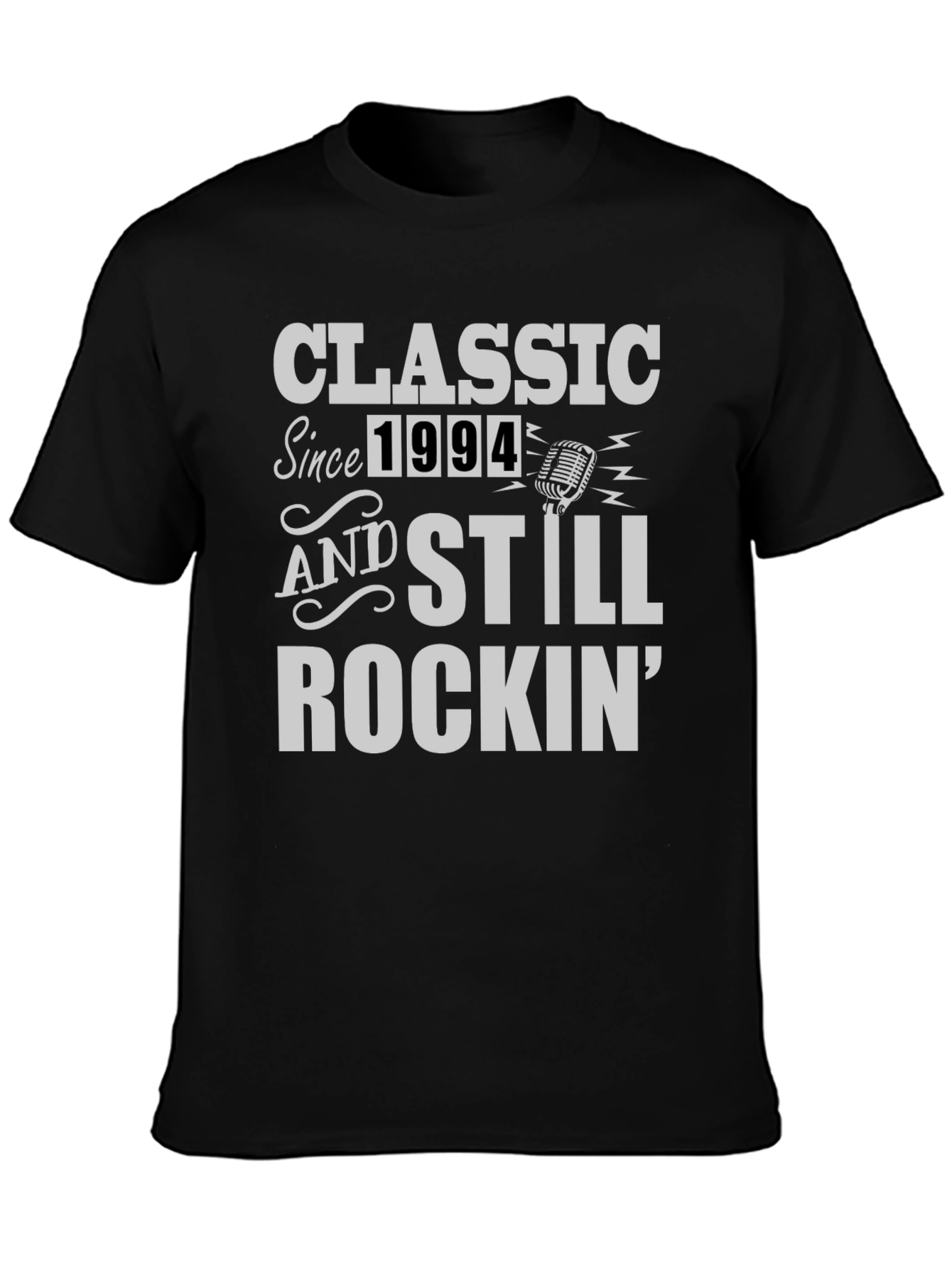 Black Classic Since 1994 Graphic T-Shirt view 3