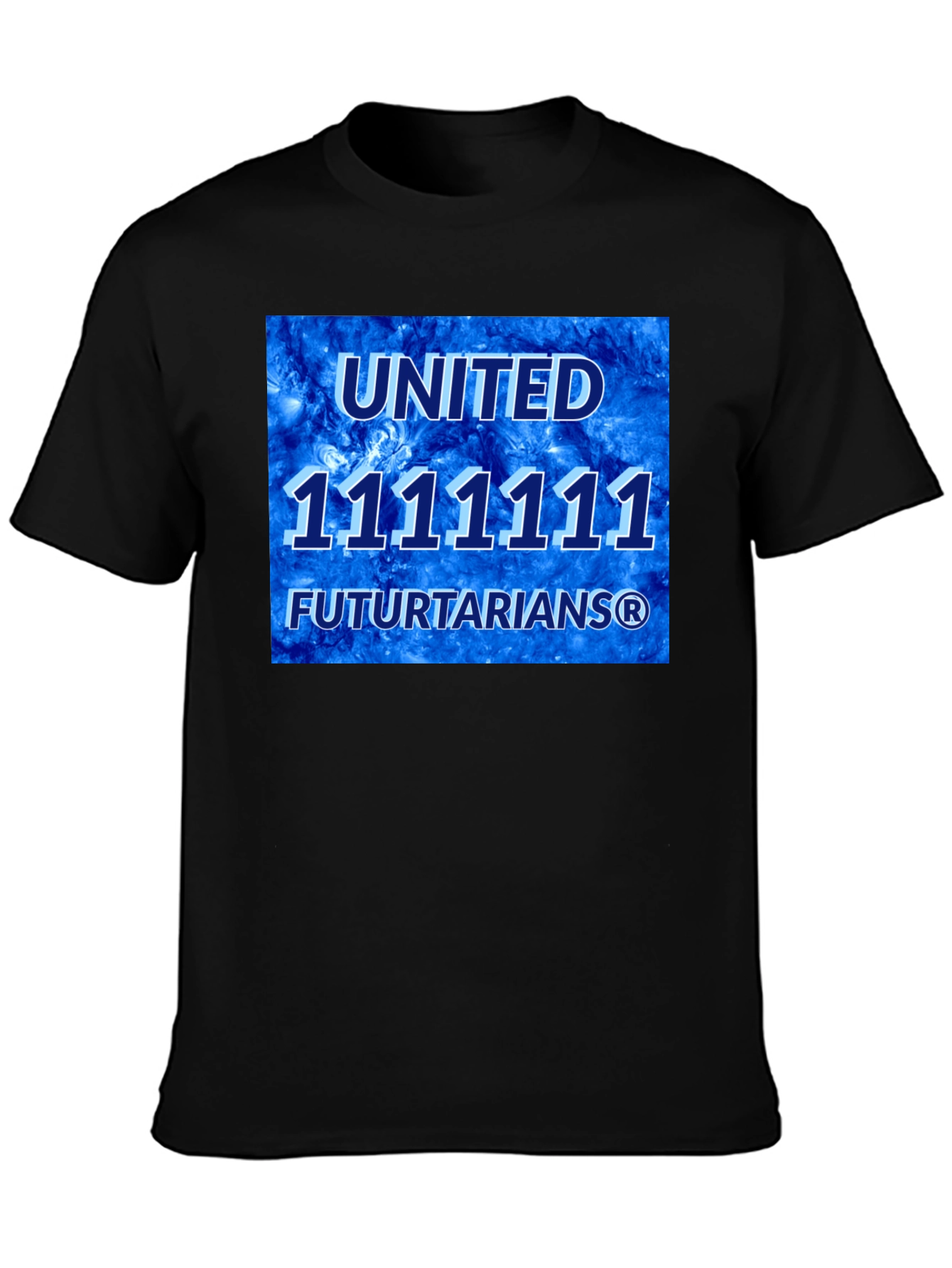 Black Futurtains® Graphic T-Shirt view 3