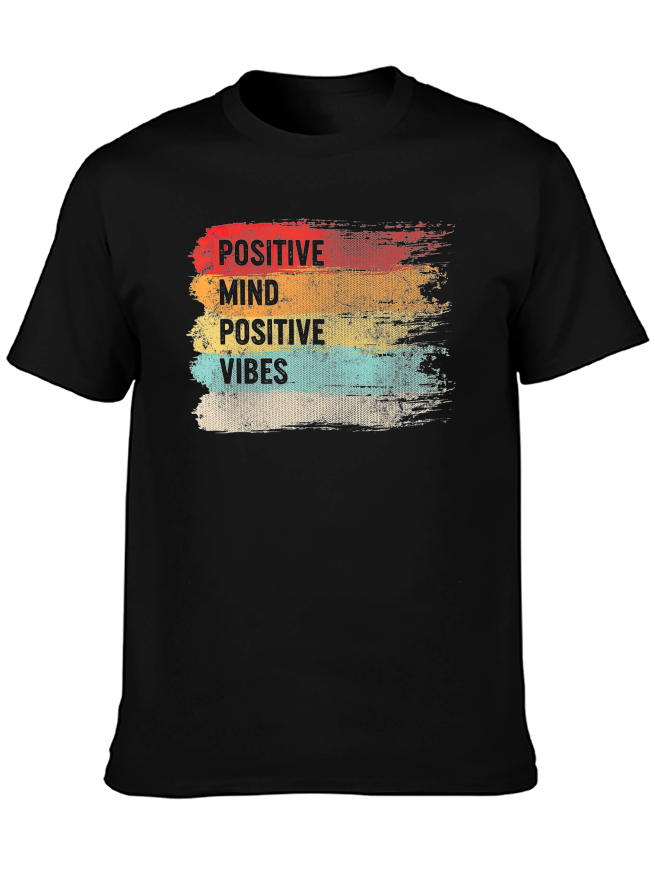 Positive Vibes T-Shirt - Stylish Graphic Tee - 3