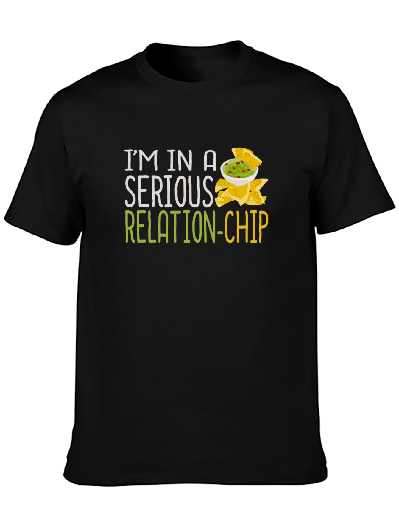 Serious Relation-Chip Graphic T-Shirt - 3