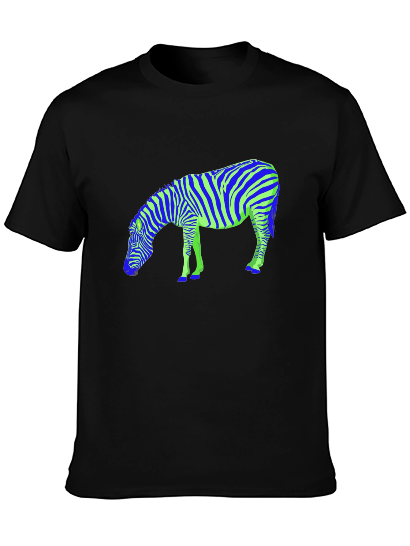Black Zebra Graphic Tee - Bold Style view 3