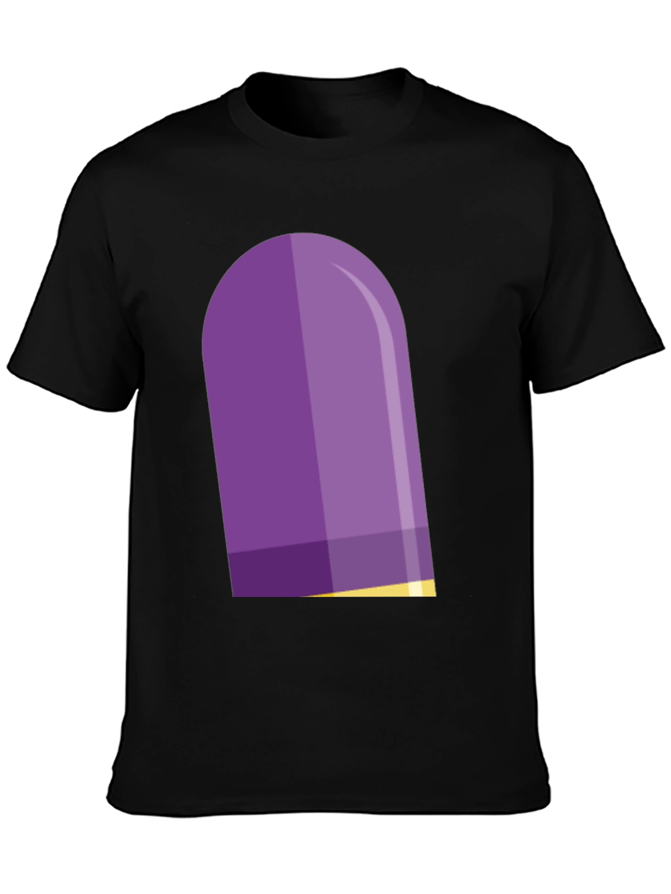 Black Purple Capsule T-Shirt - Stylish Graphic Tee view 3