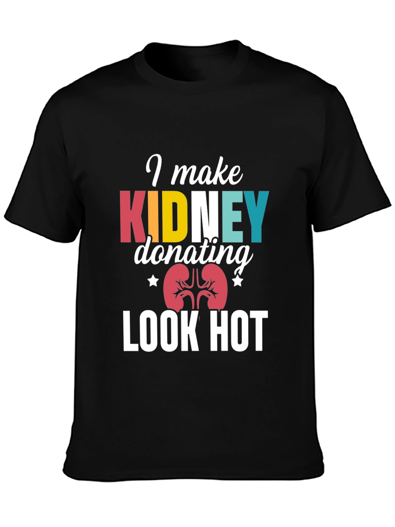 Black Kidney Donation T-Shirt: Make a Statement! view 3