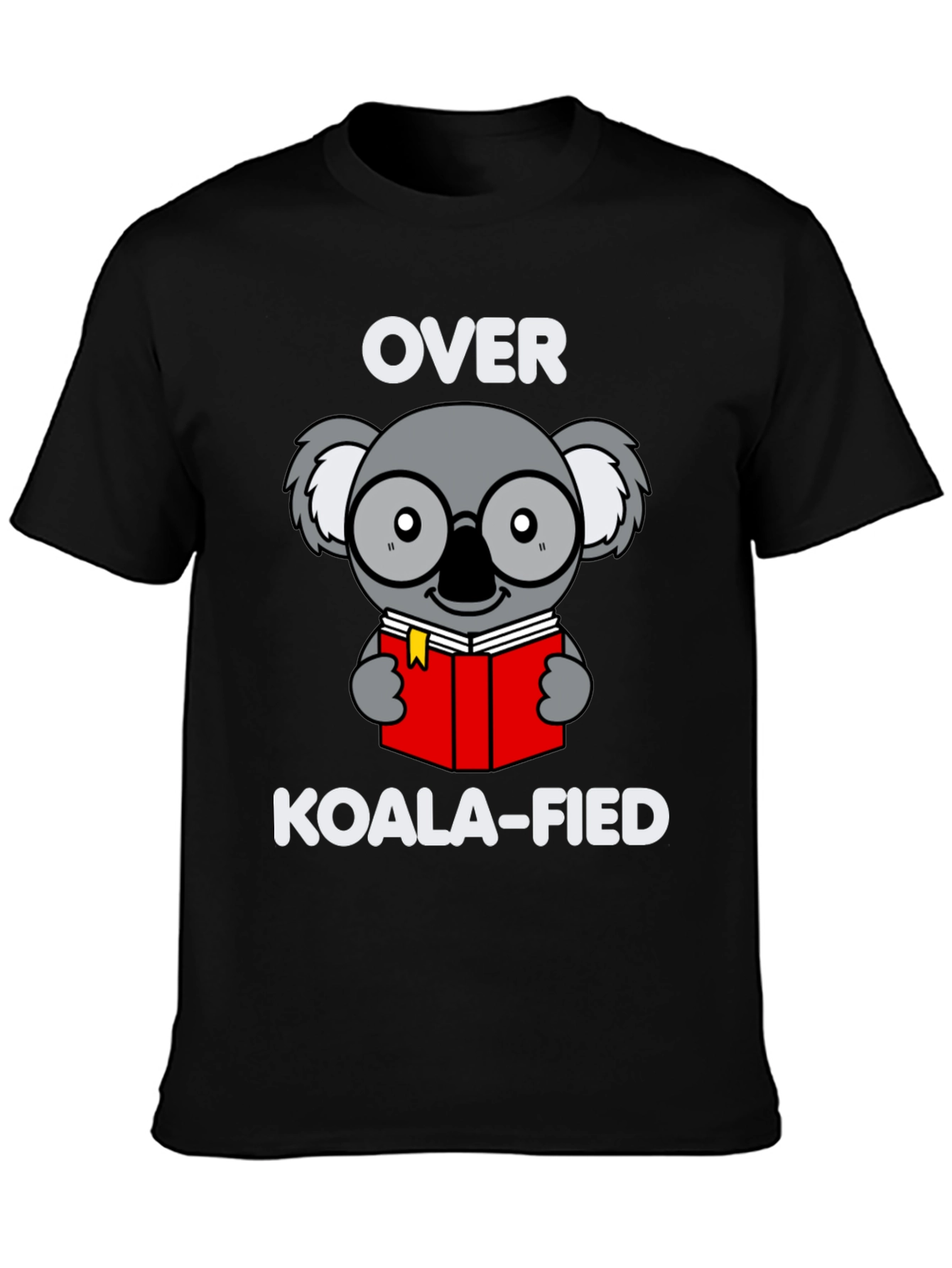 Black Over Koala-fied Graphic T-Shirt view 3