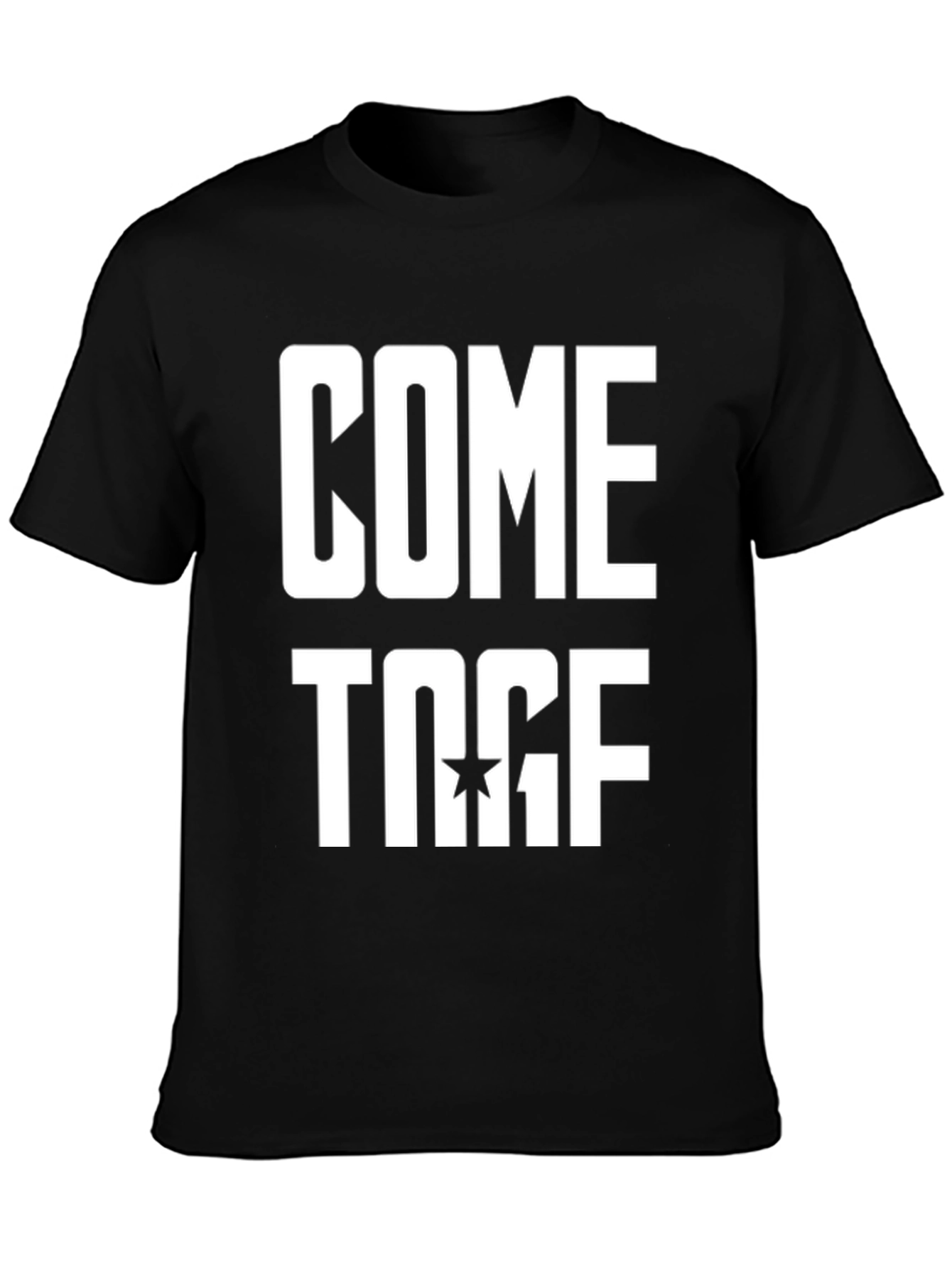 Black Come Togethers Black T-Shirt view 3