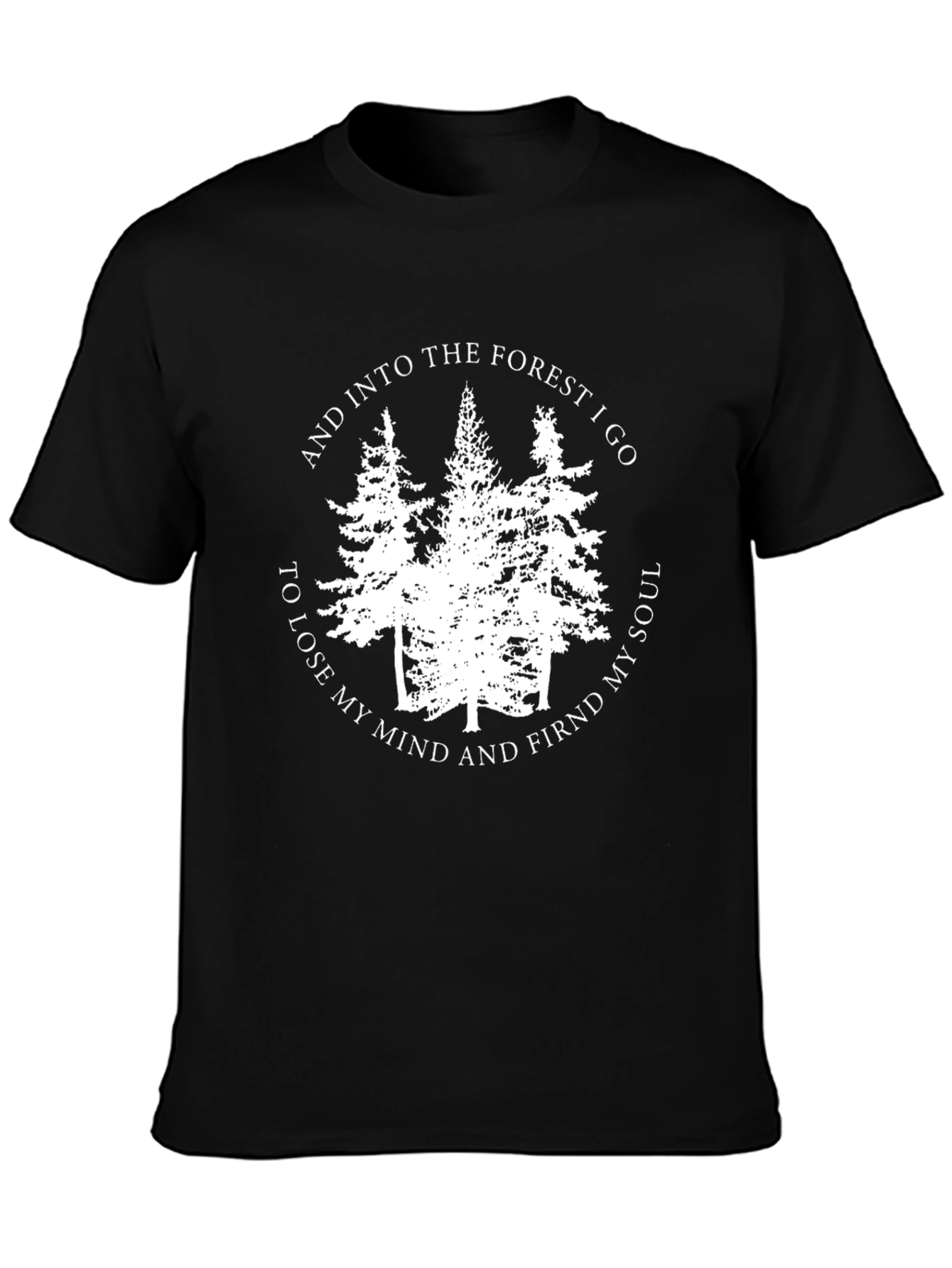 Black Forest Soul Graphic Tee - Black Cotton view 3