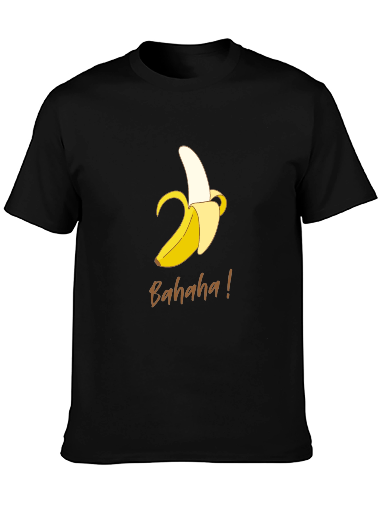 Black Banana Graphic T-Shirt - Funny Fruit Tee view 3