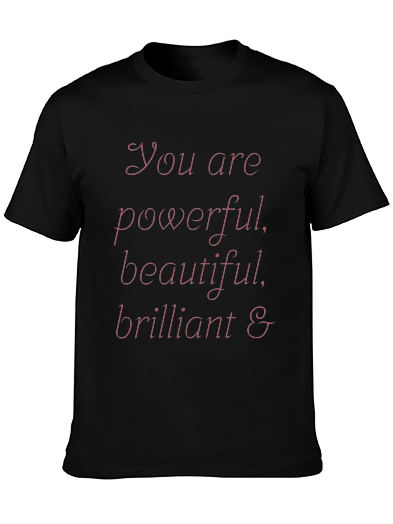Black Empowering Women's Graphic Tee - You are Powerful view 3