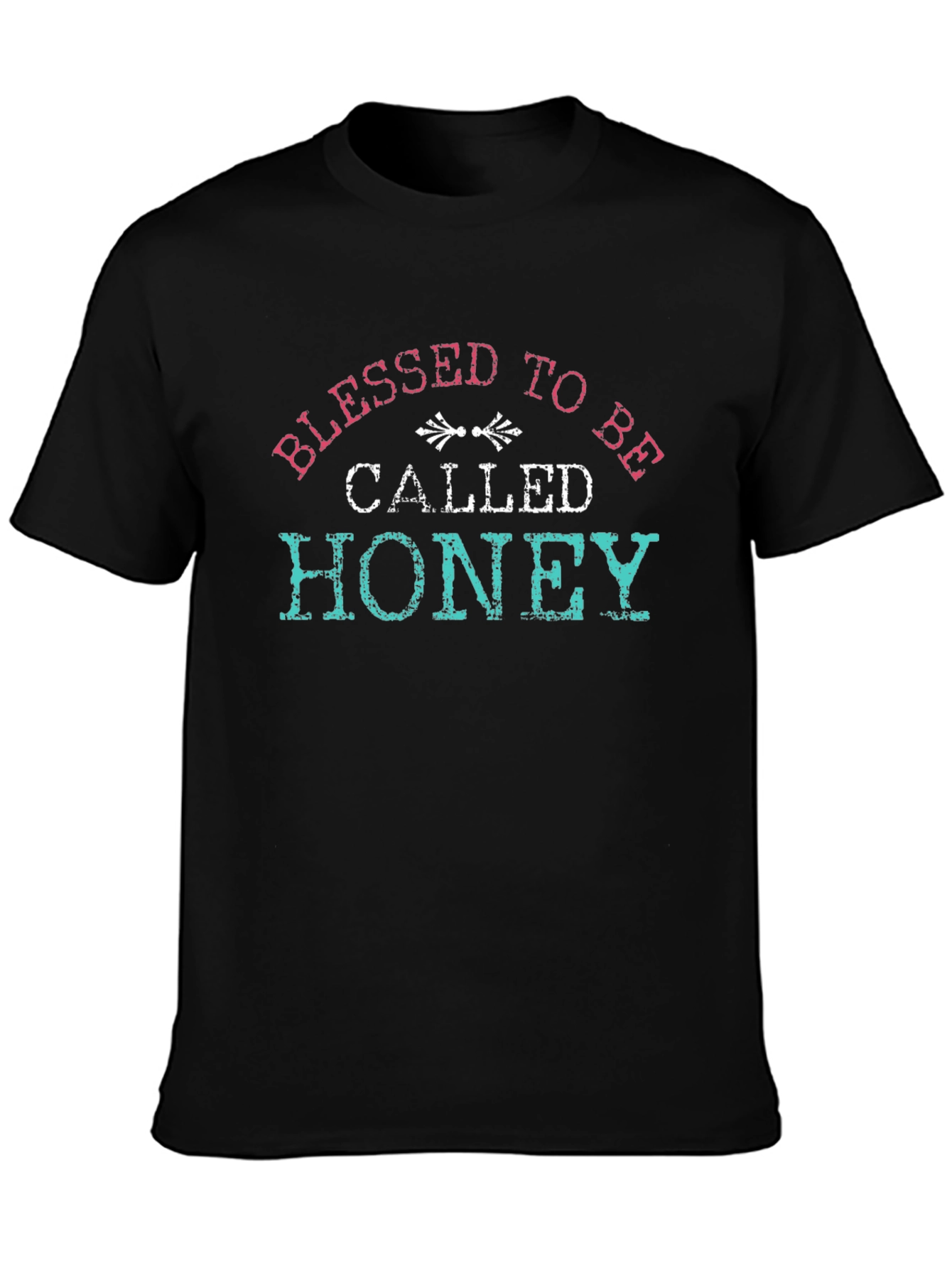 Black Blessed to Be Called Honey Graphic Tee view 3
