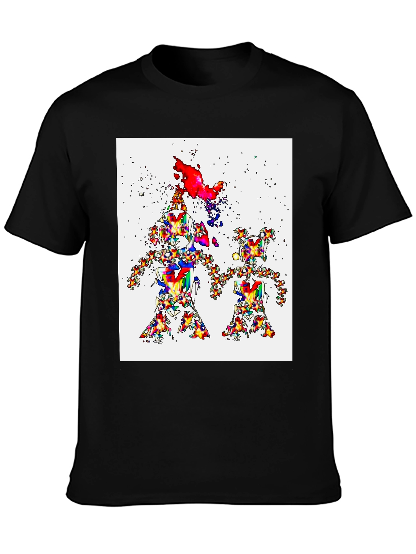 Fractal Family T-Shirt - Colorful Abstract Design - 3