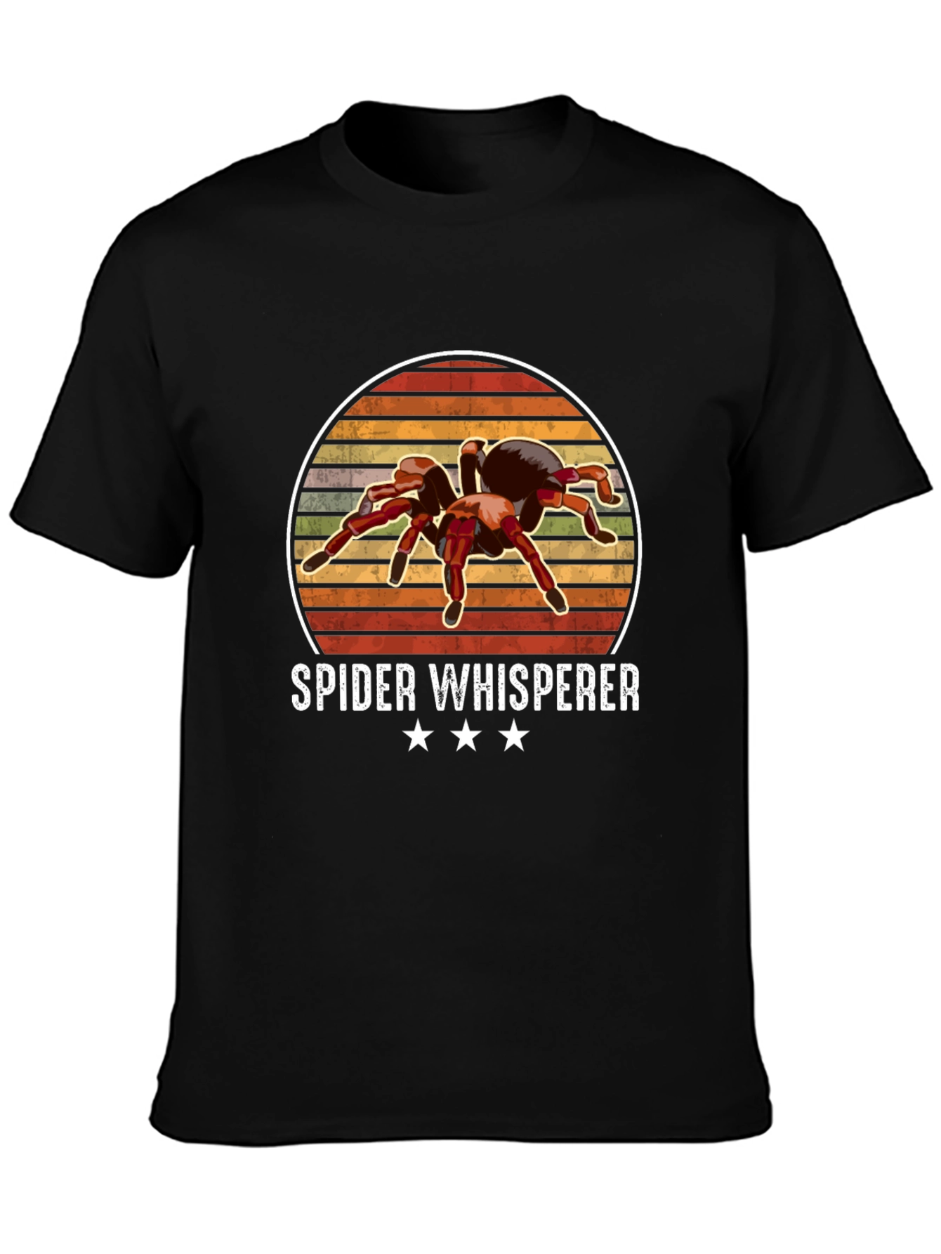 Black Spider Whisperer Graphic Tee view 3
