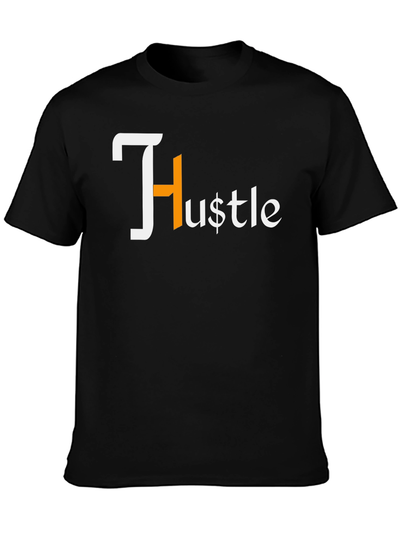 Black Hustle Graphic Tee - Stylish Men's T-Shirt view 3