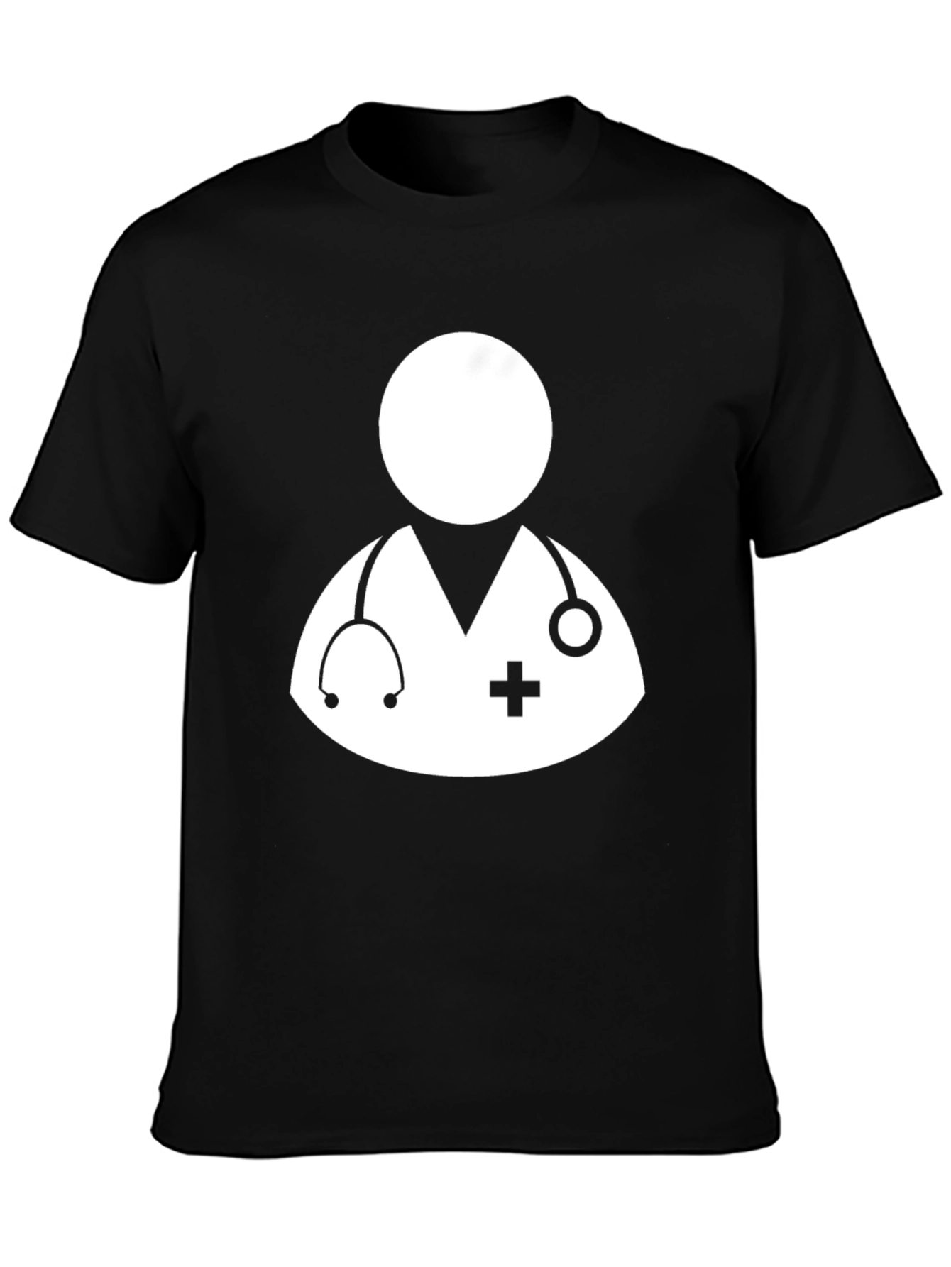 Black Doctor Graphic Tee - Comfortable Cotton Blend T-Shirt view 3