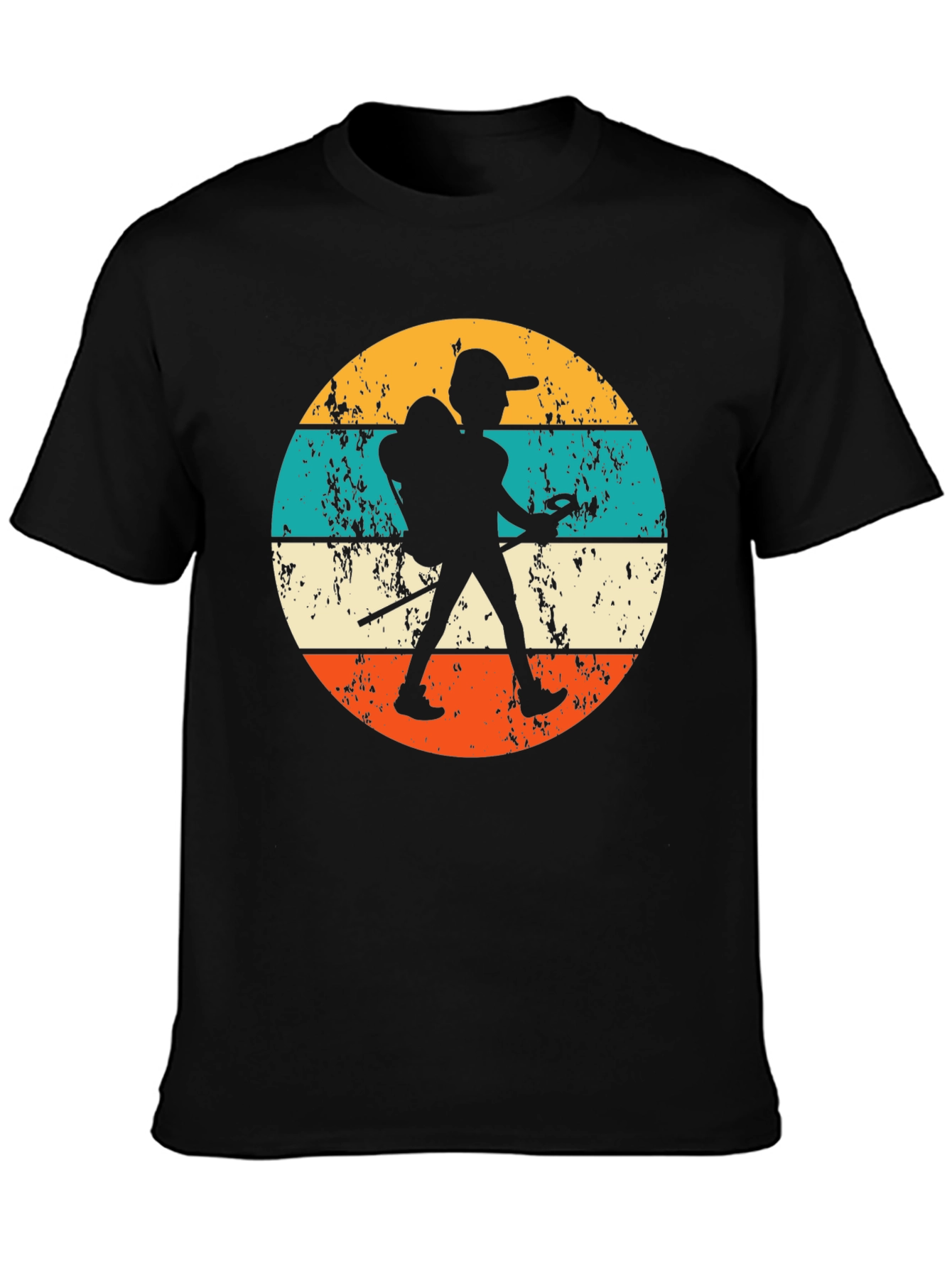 Black Vintage Hiker Graphic Tee - Adventure Time! view 3