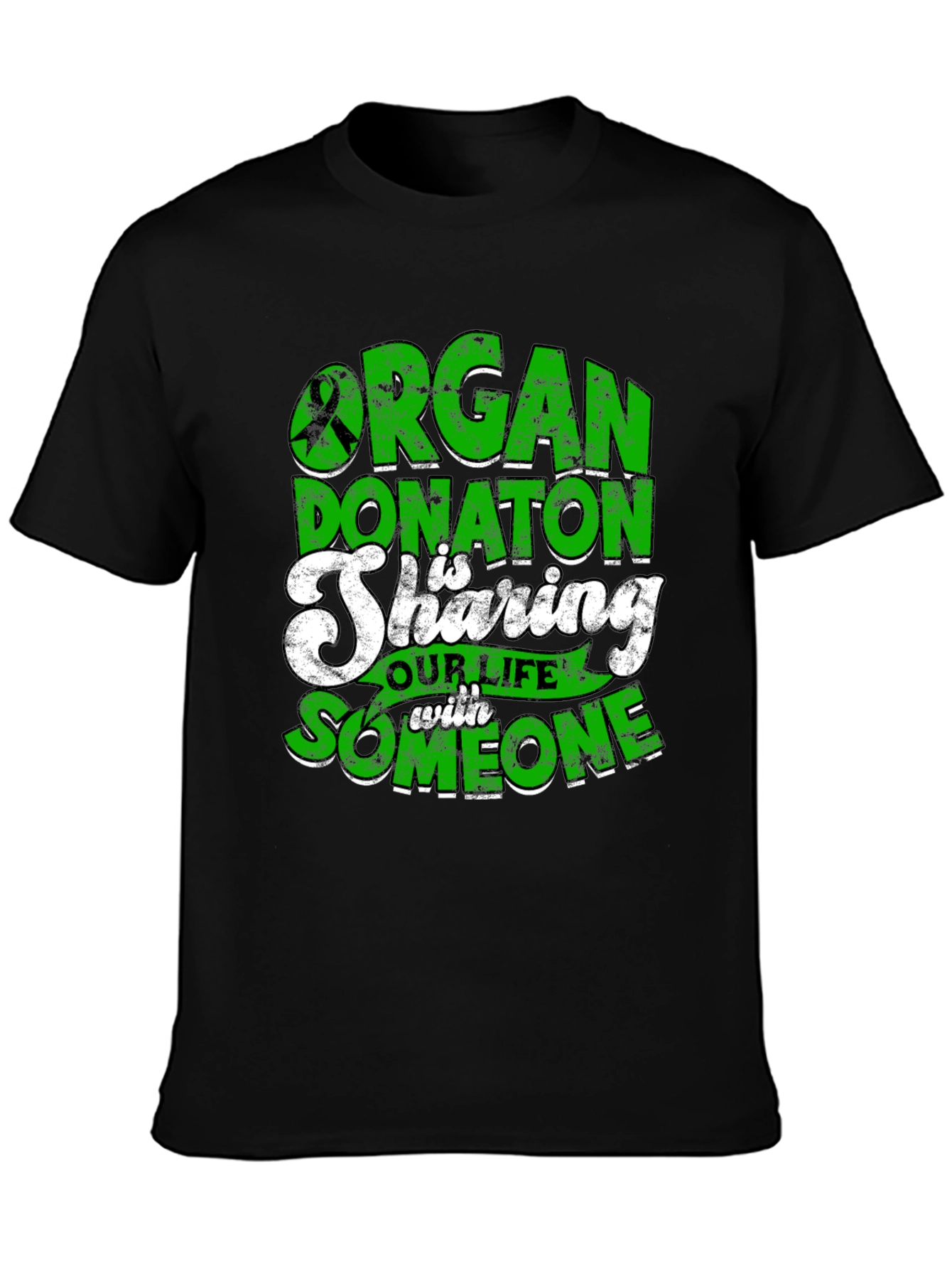Organ Donation Awareness Graphic T-Shirt - 3