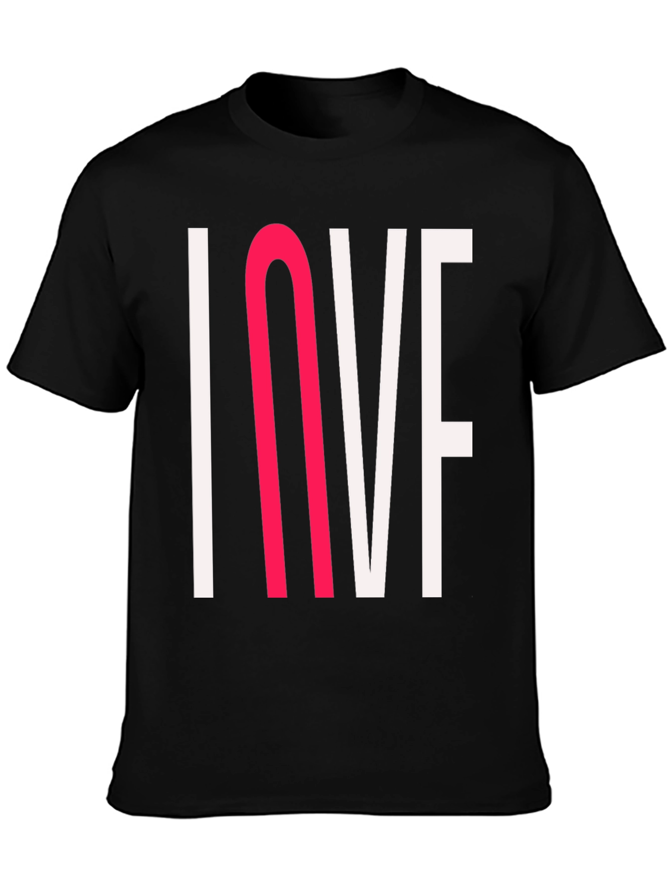 LOVE Graphic Tee - Bold & Stylish Black T-Shirt - 3