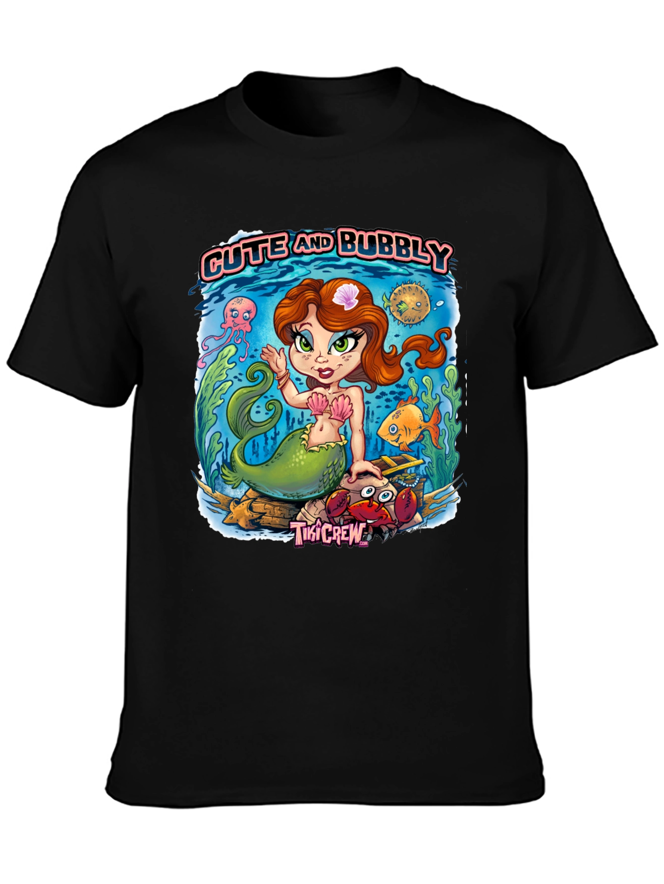 Cute and Bubbly Mermaid Graphic Tee - 3