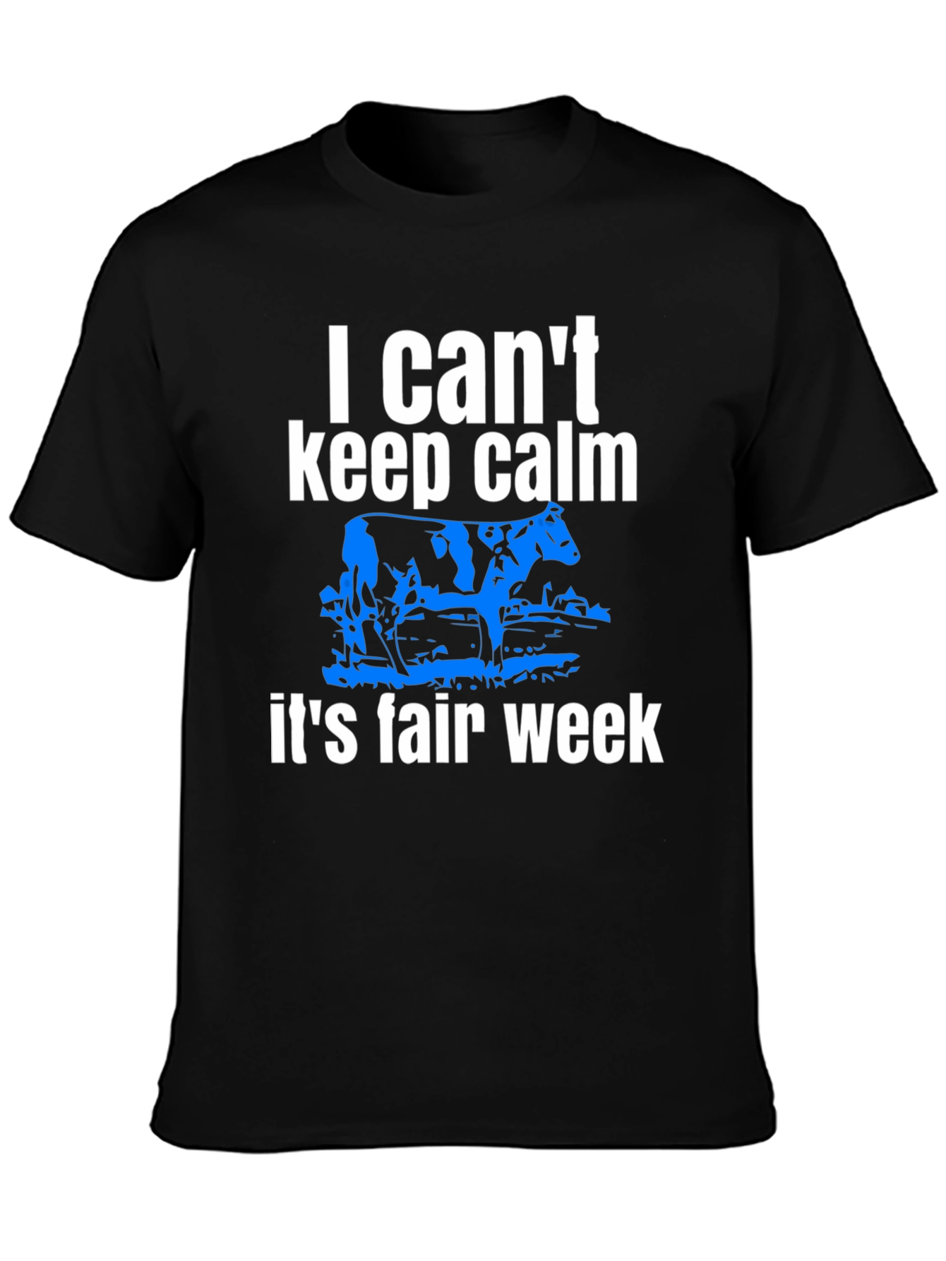 Black I Can't Keep Calm It's Fair Week T-Shirt view 3