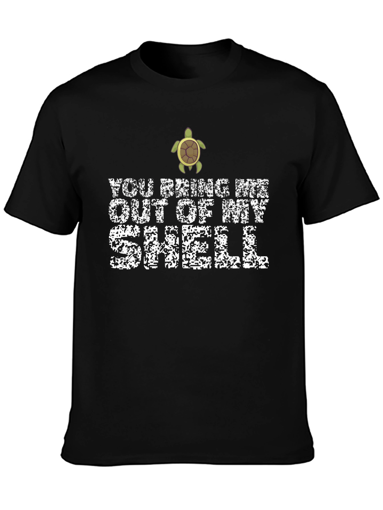 Black Bring Me Out Of My Shell T-Shirt view 3