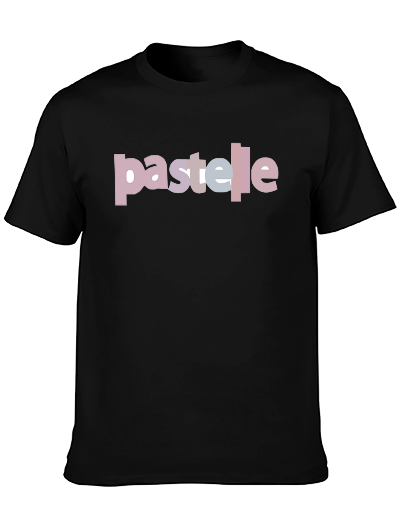 Black Pastelle Graphic Tee - Stylish Casual Wear view 3
