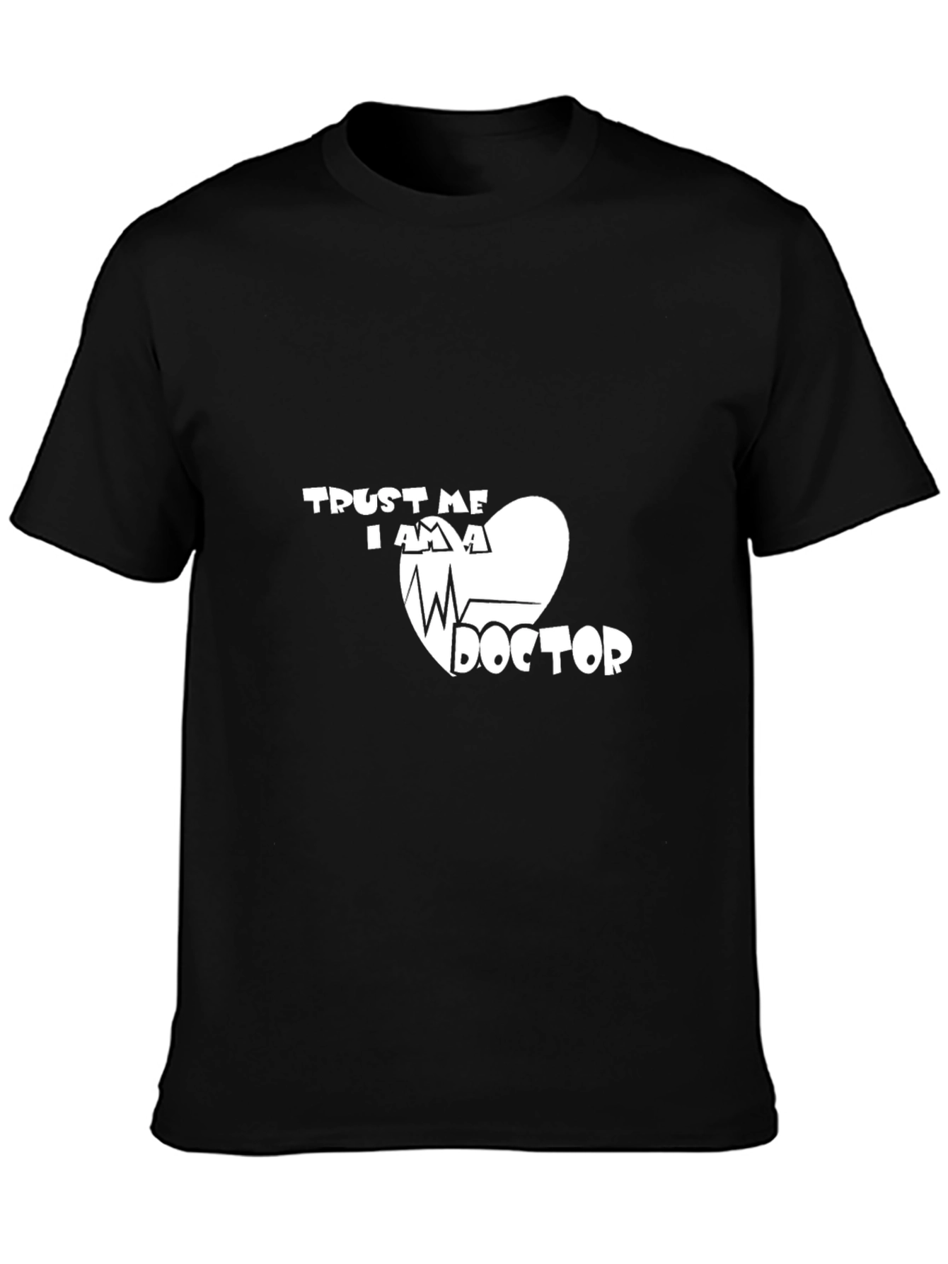 Black Trust Me I Am A Doctor T-Shirt - Medical Professional Tee view 3