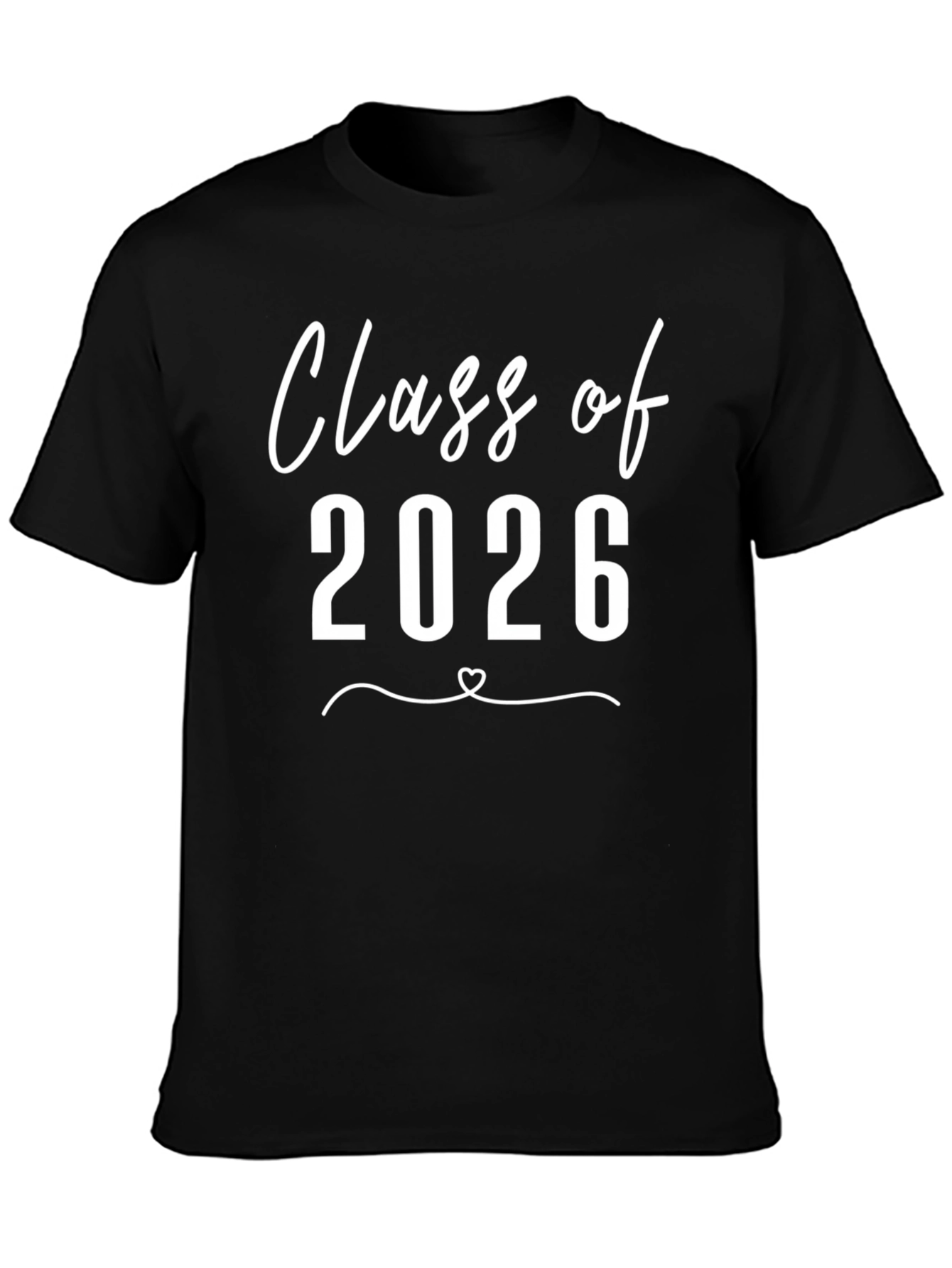 Black Class of 2026 T-Shirt view 3