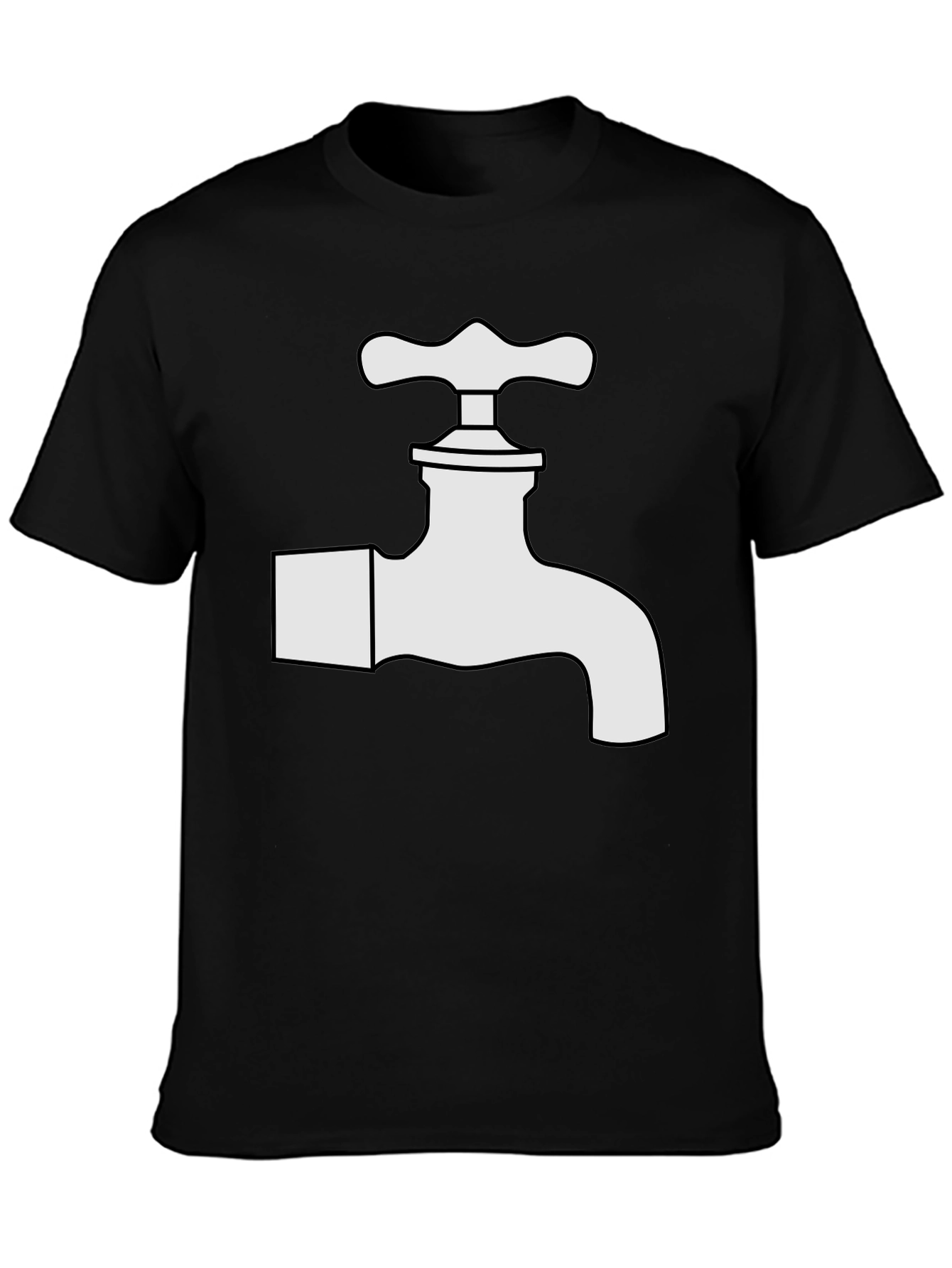 Black Tap Graphic Black T-Shirt view 3