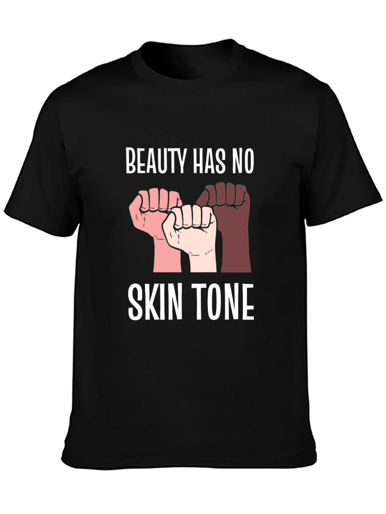 Black Beauty Has No Skin Tone Graphic Tee view 3