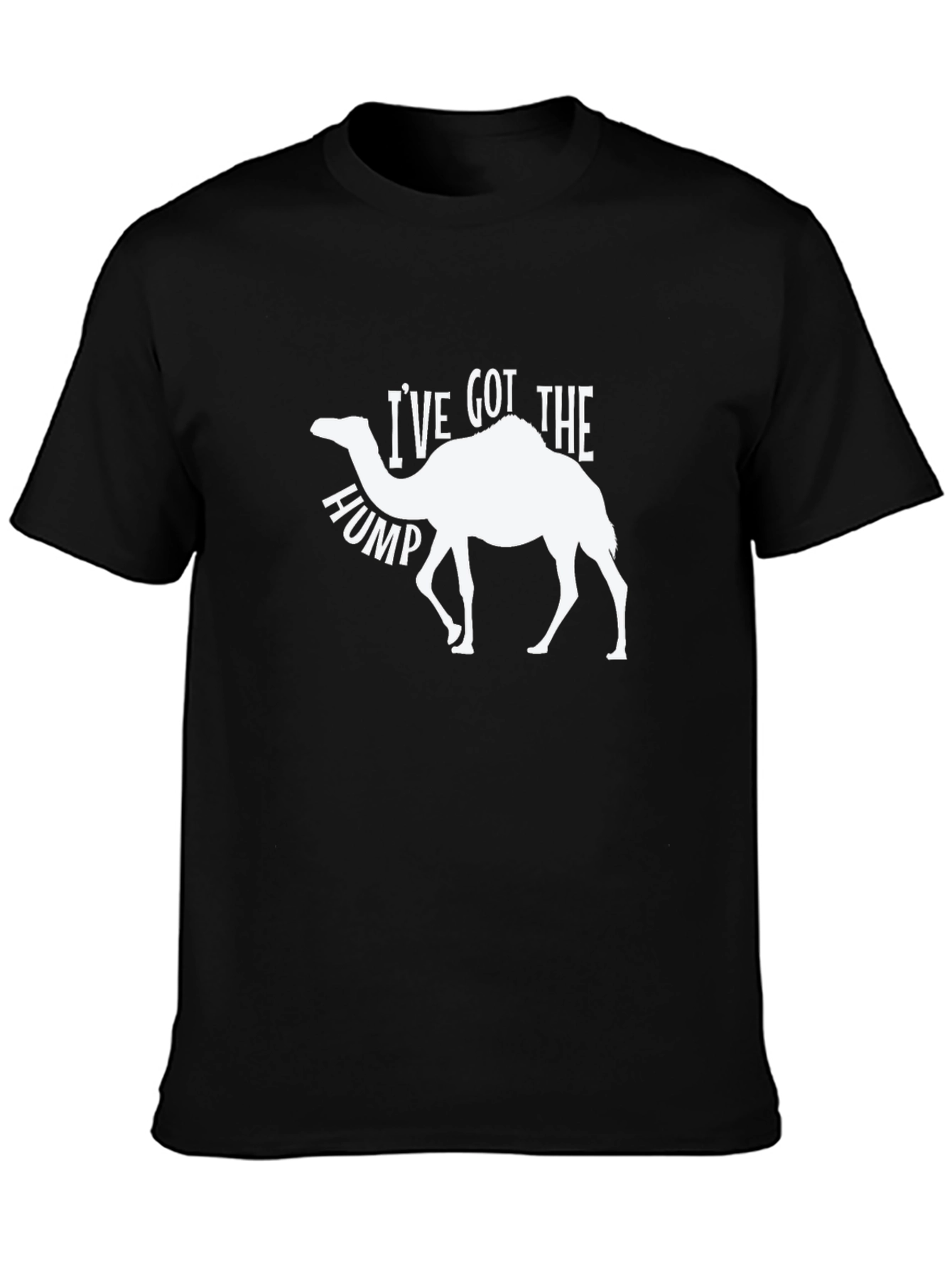 Black I've Got the Hump Camel T-Shirt - Funny Animal Tee view 3