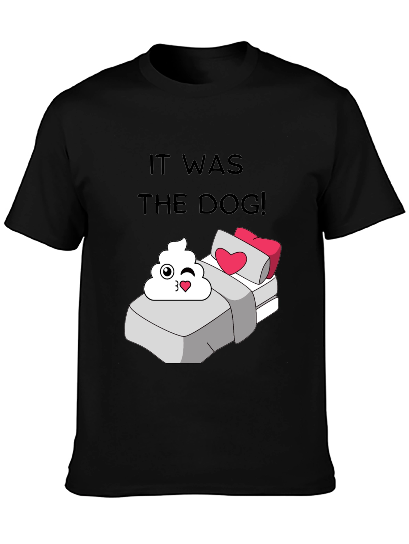 Black It Was The Dog T-Shirt view 3