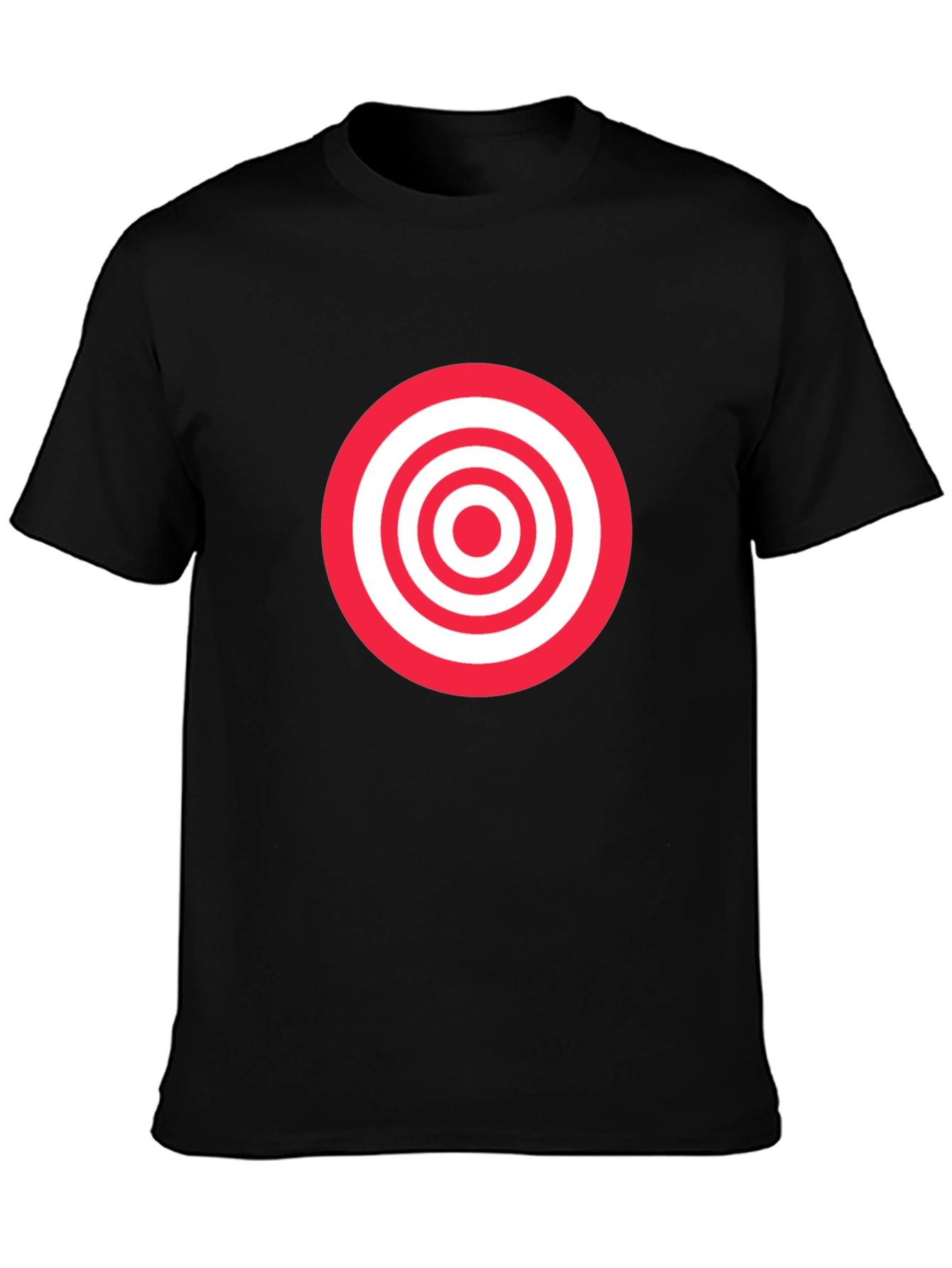 Black Target Graphic Tee - Black Cotton Comfort view 3