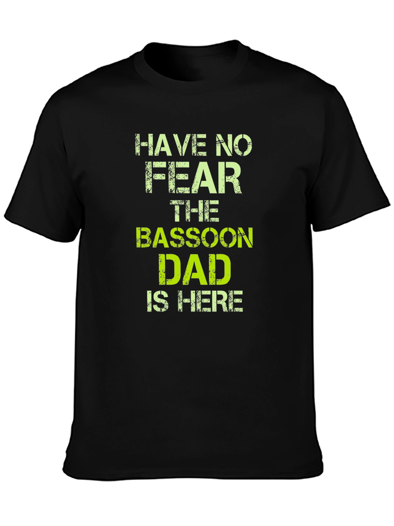 Black Bassoon Dad T-Shirt - Funny Musician Father's Day Tee view 3