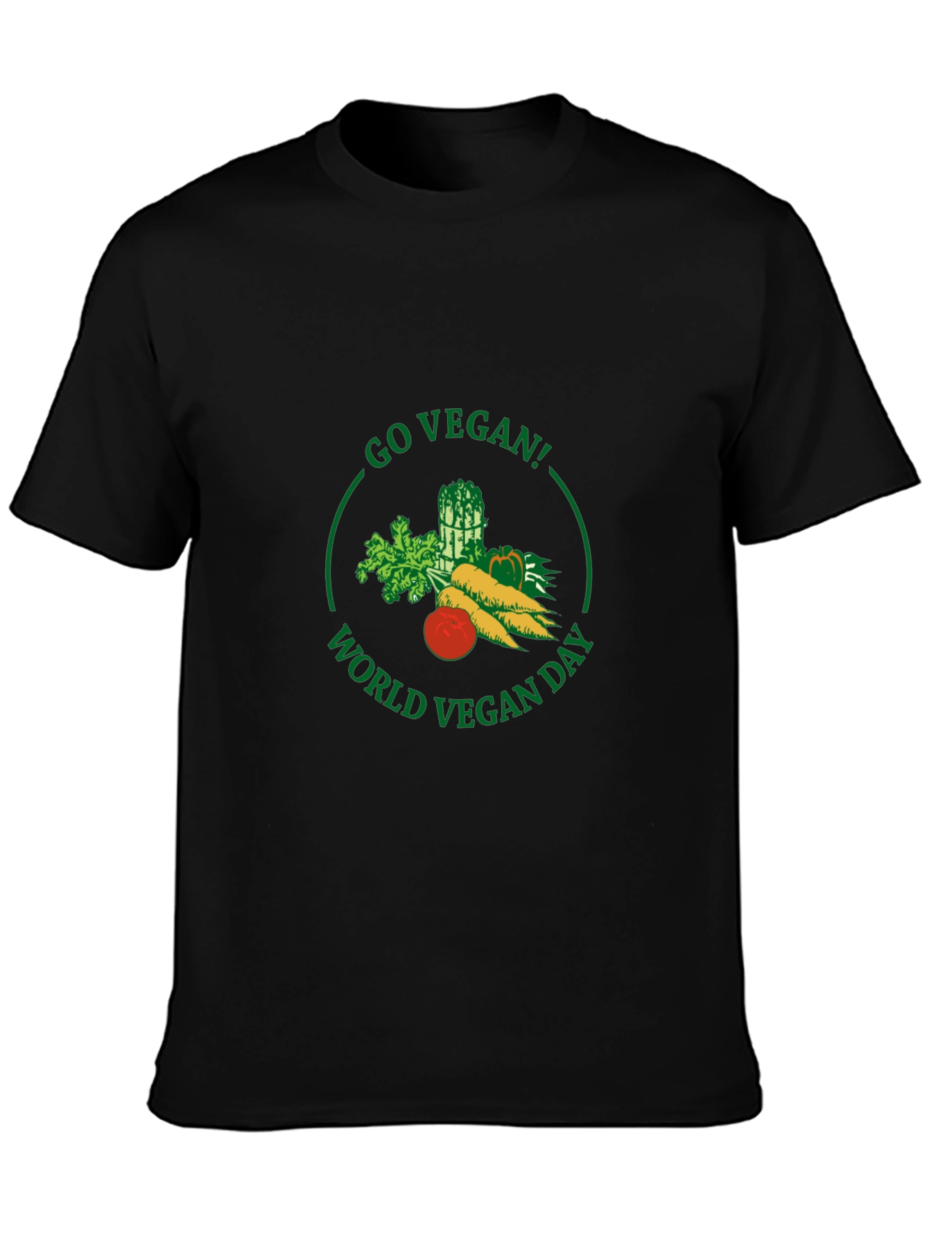 Go Vegan! World Vegan Day Graphic T-Shirt - 3