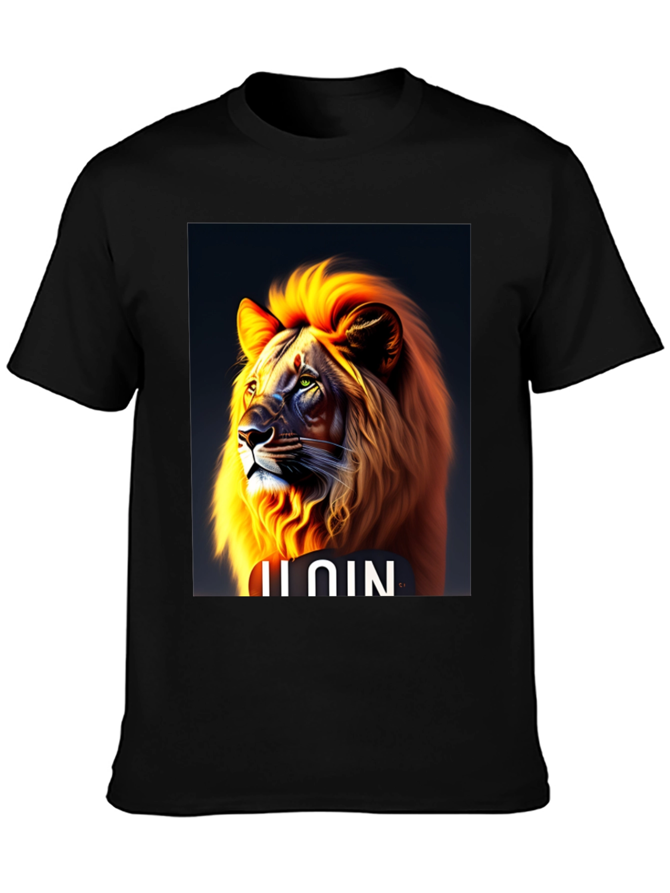 Black Lion Graphic Tee - Fierce Style view 3
