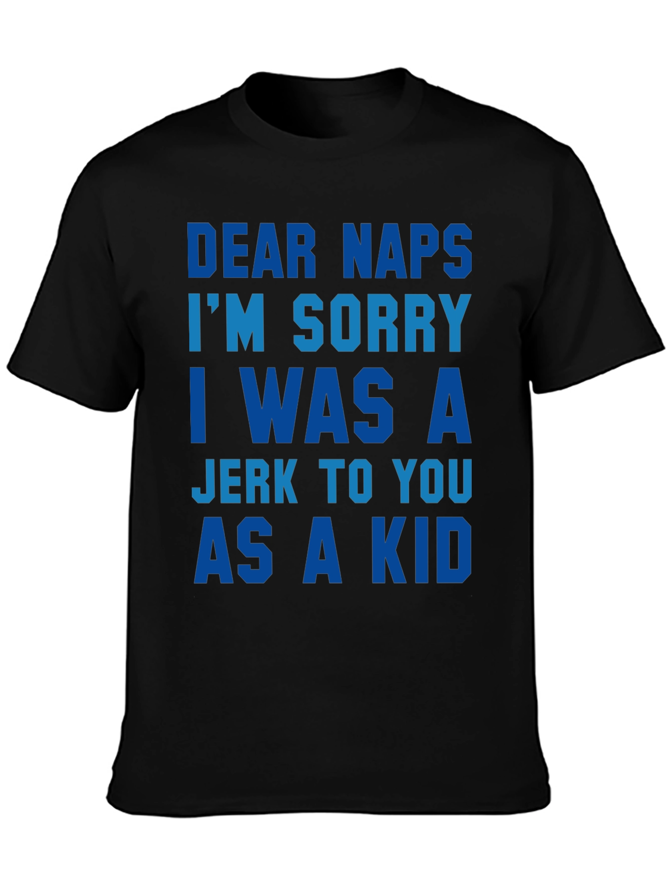 Black Dear Naps T-Shirt Funny Graphic Tee view 3