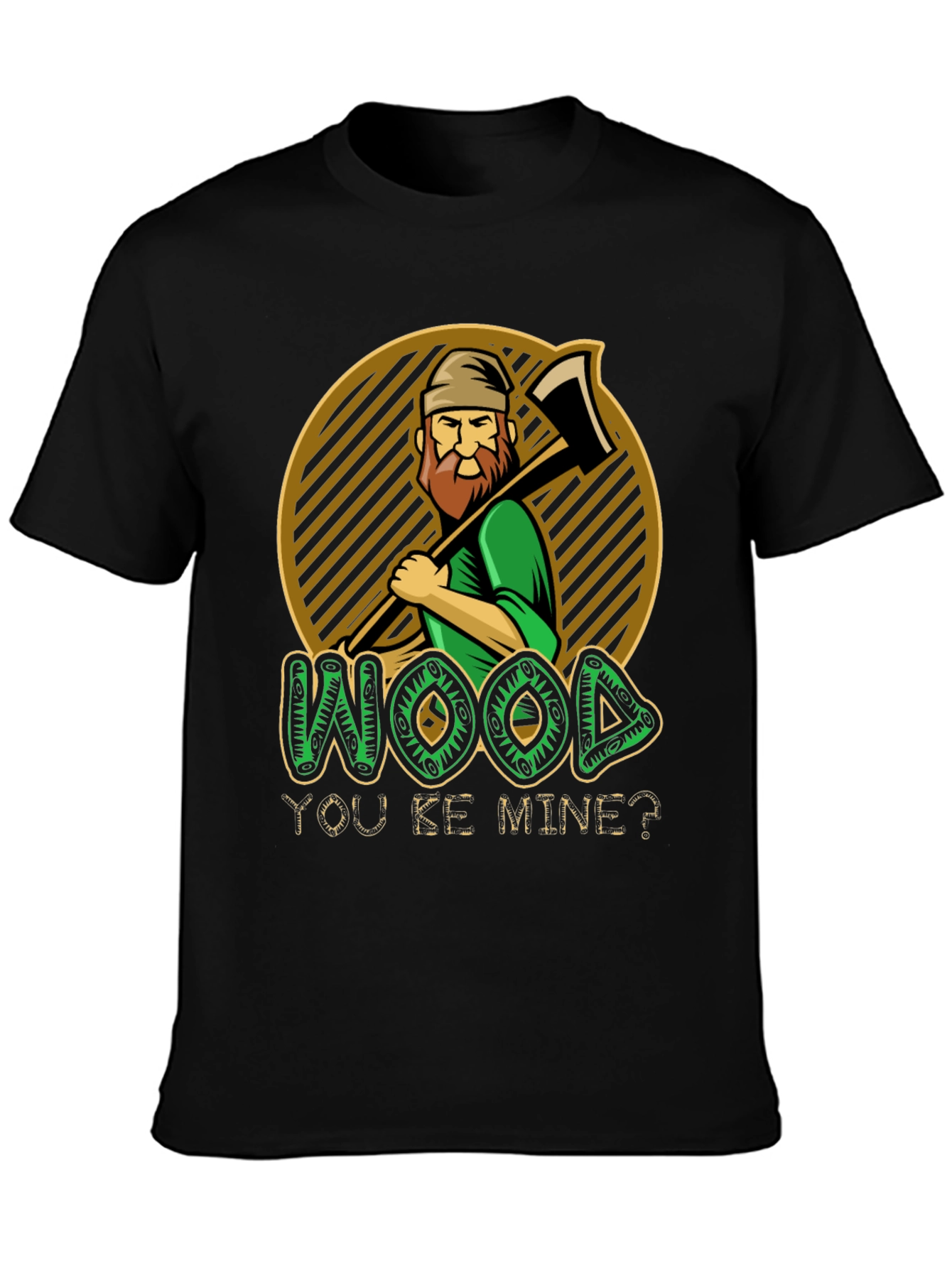 Black Wood You Be Mine? Graphic T-Shirt view 3