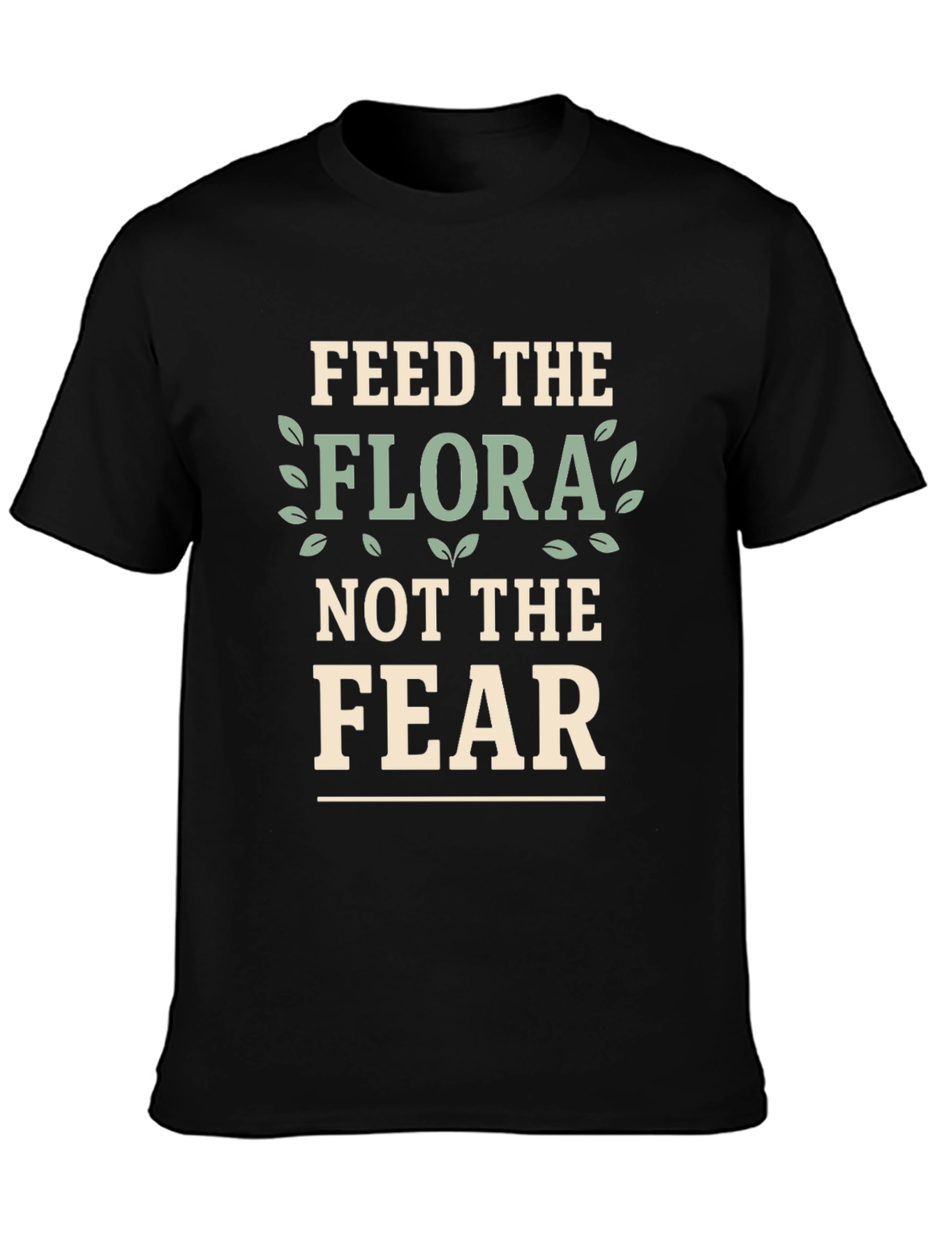 Black Feed The Flora T-Shirt - Gardening Tee view 3