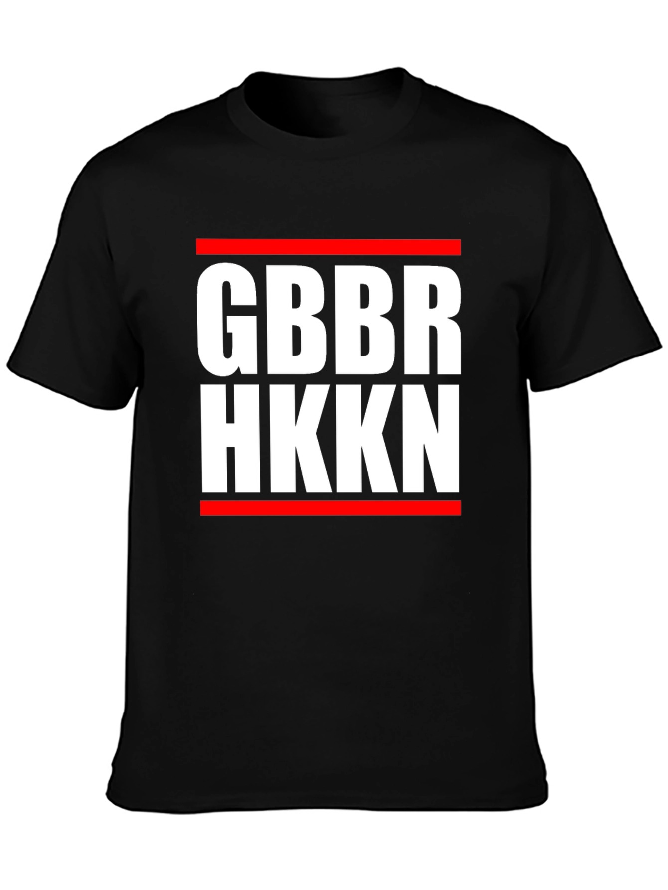 Black GBBR HKKN Graphic T-Shirt - Black view 3